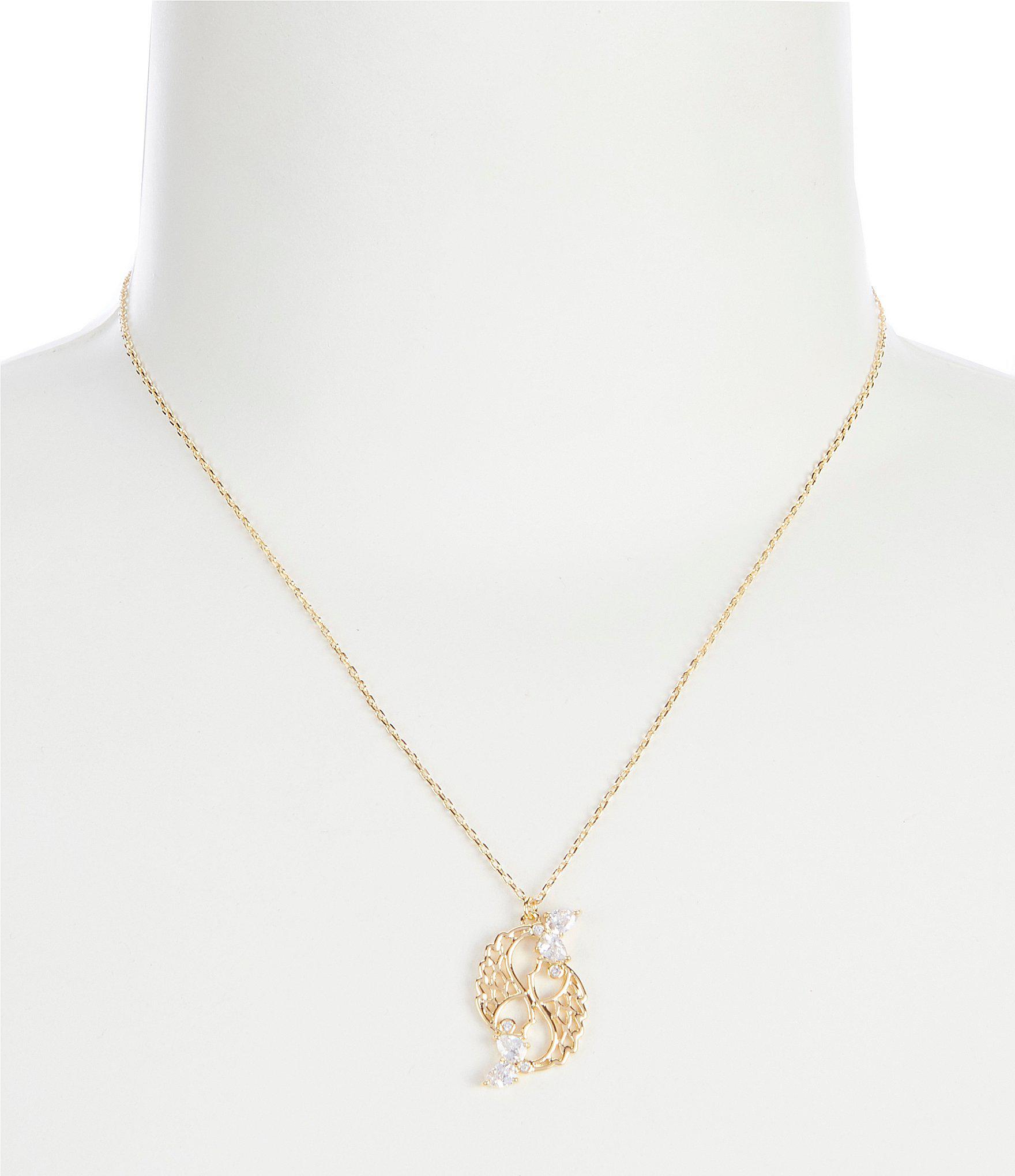 Lyst Kate Spade Pisces Zodiac Pendant Necklace in Metallic