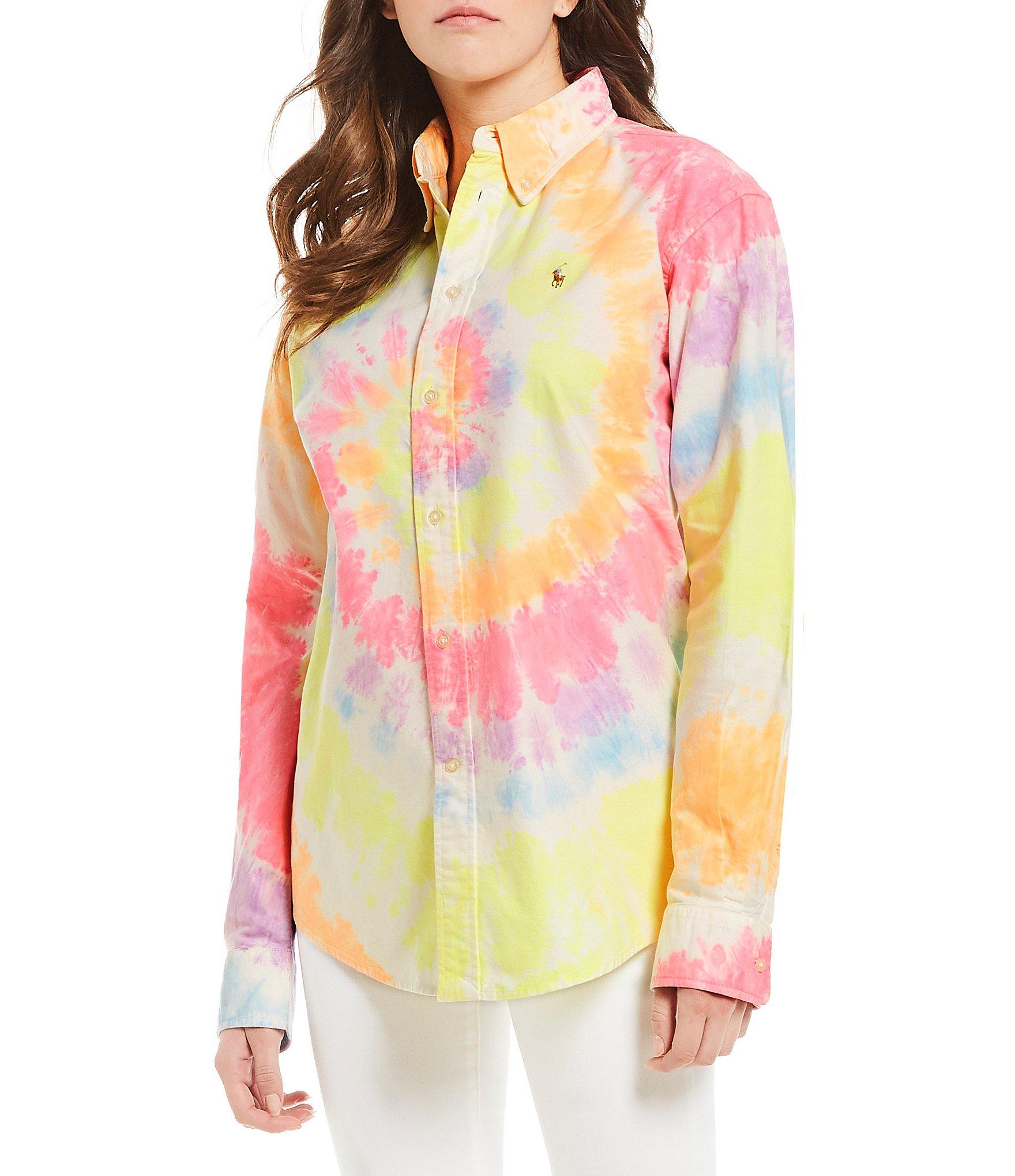 polo big fit tie dye shirt