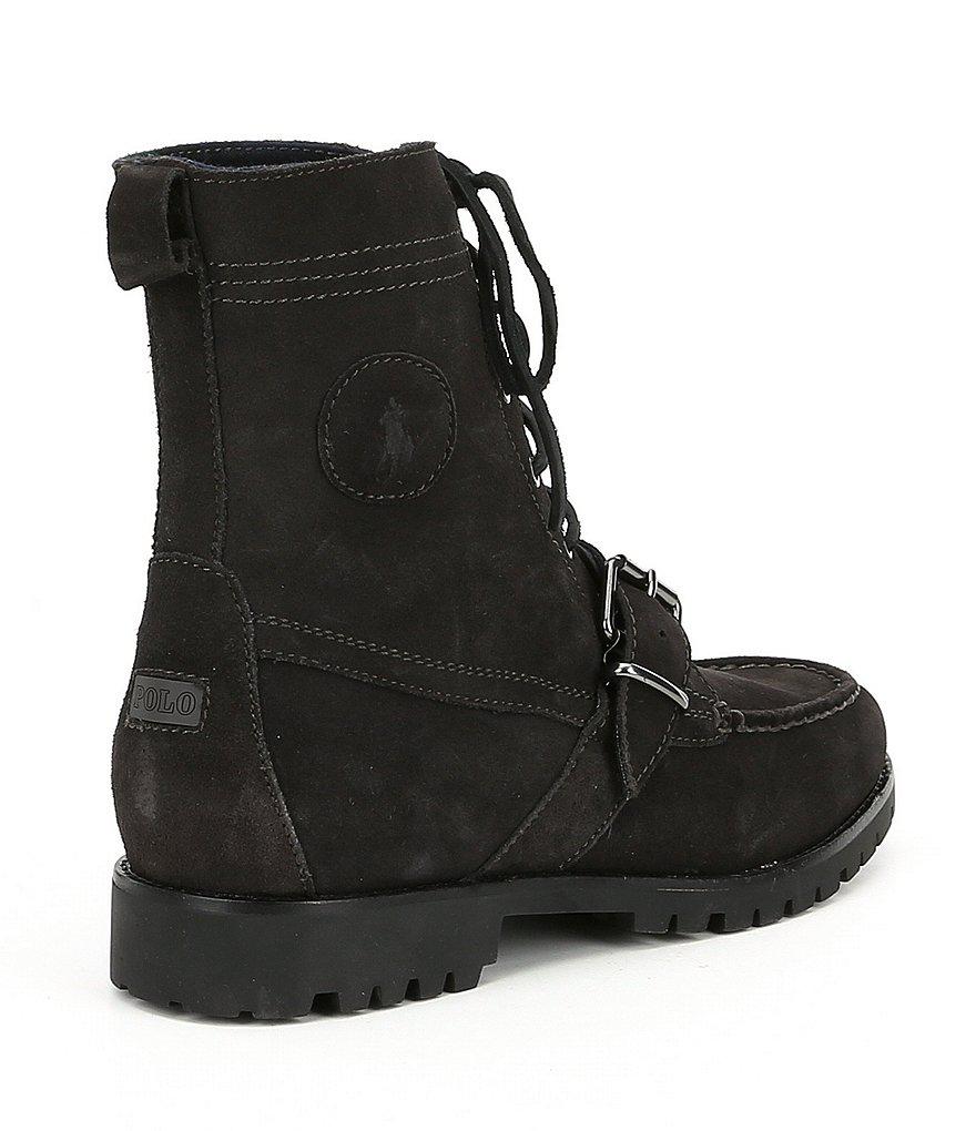 polo ranger boots suede