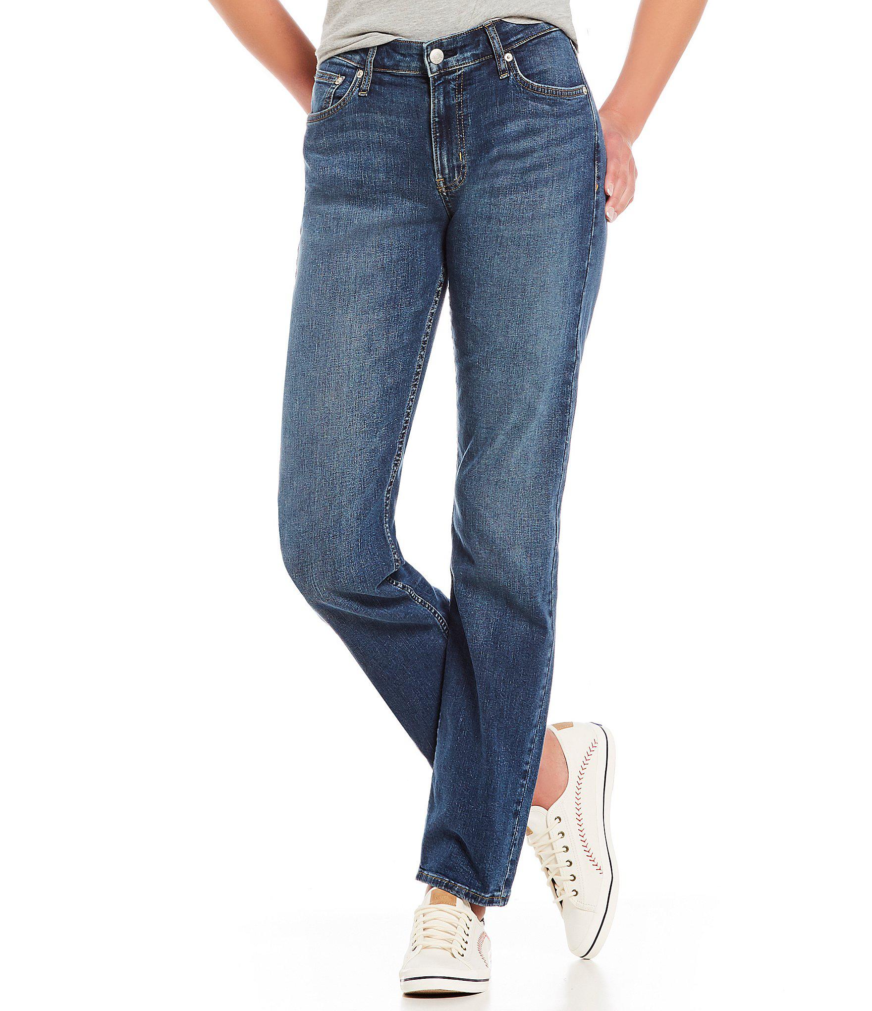 calvin klein straight jeans womens