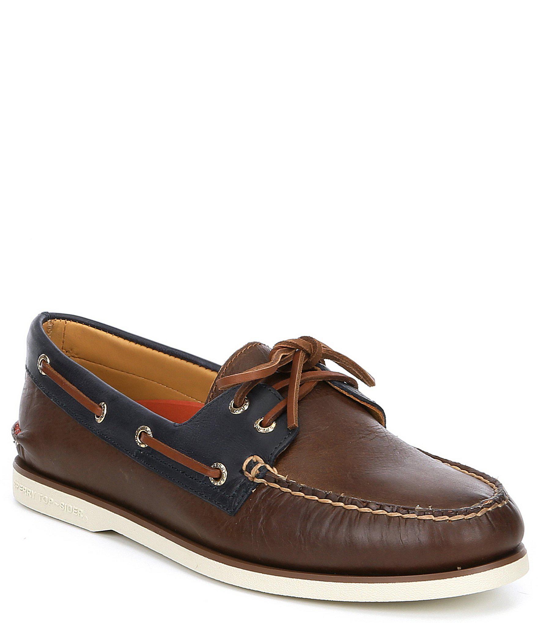 Sperry Top-Sider Leather Men's Gold Cup Authentic Original Two-eye ...