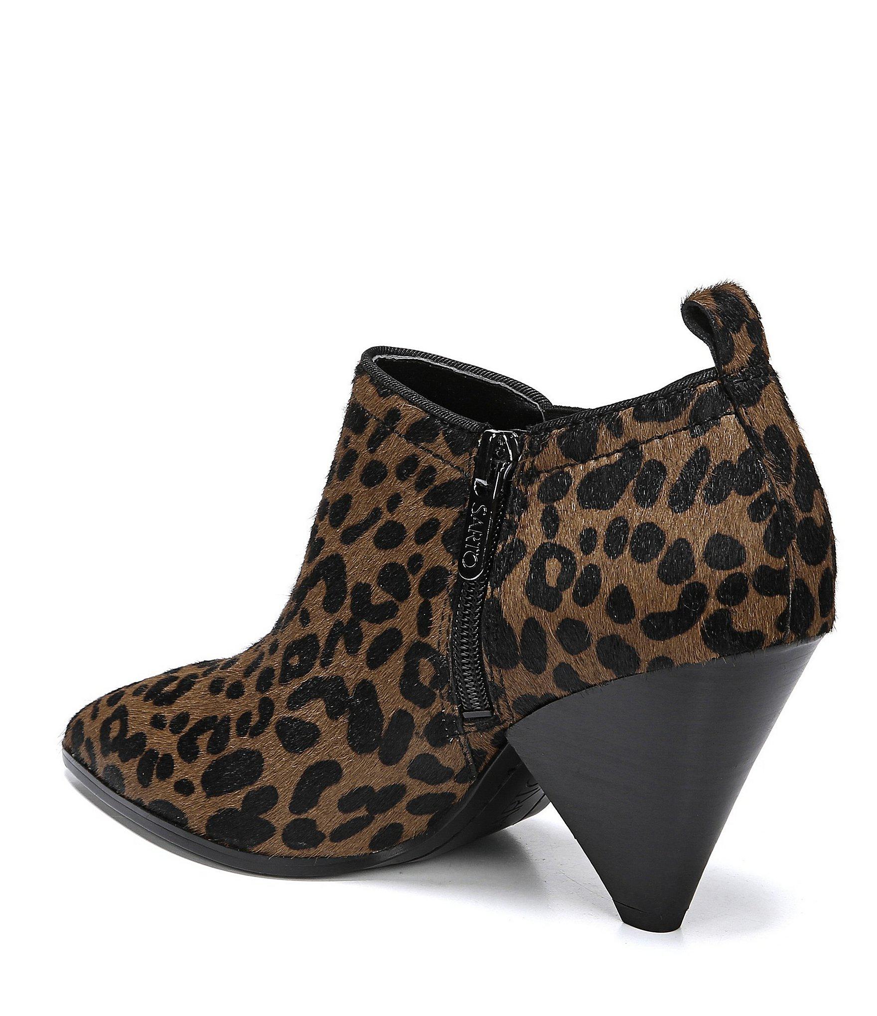 franco sarto calf hair booties