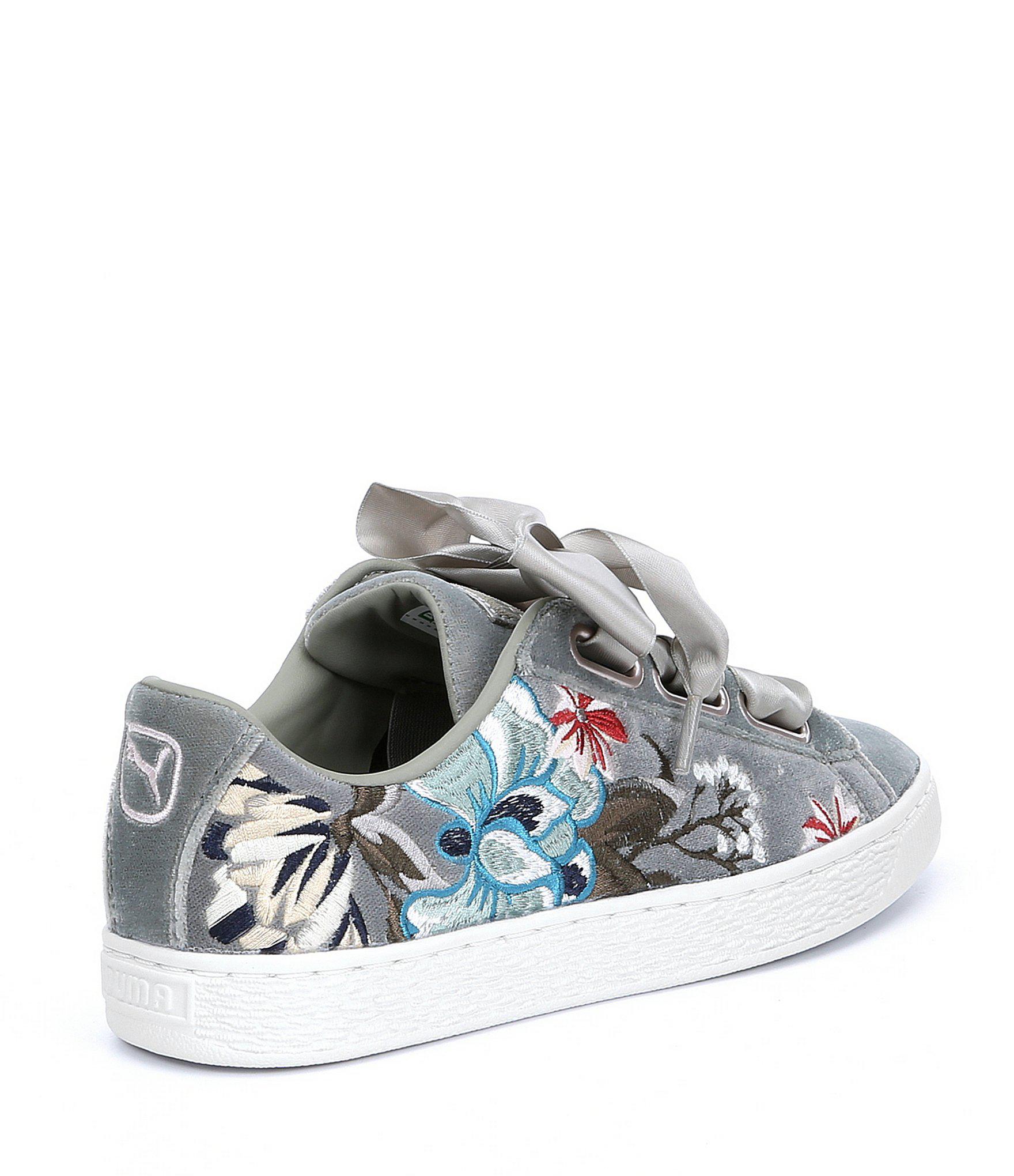 puma basket floral puma basket floral