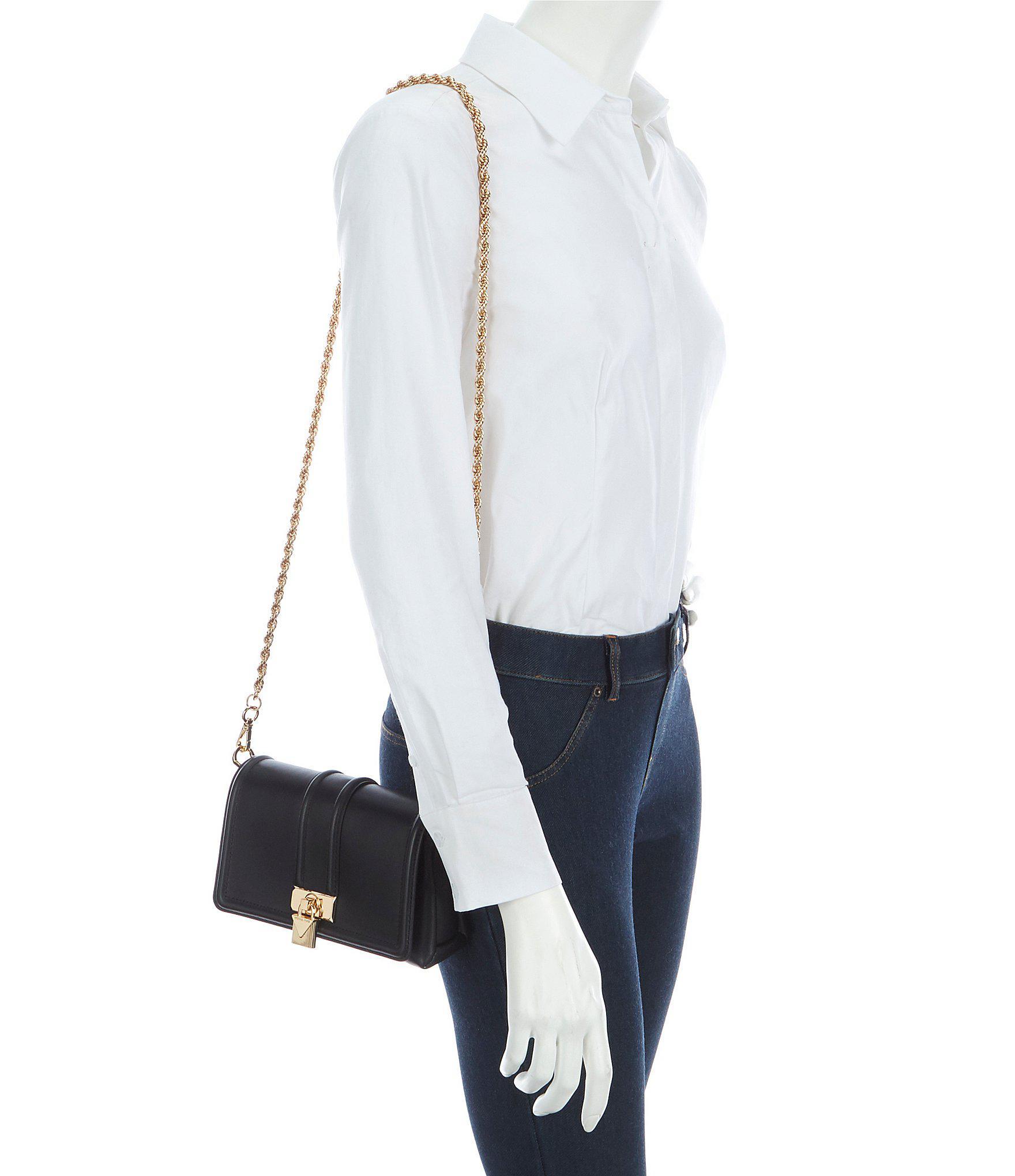 michael kors padlock chain crossbody