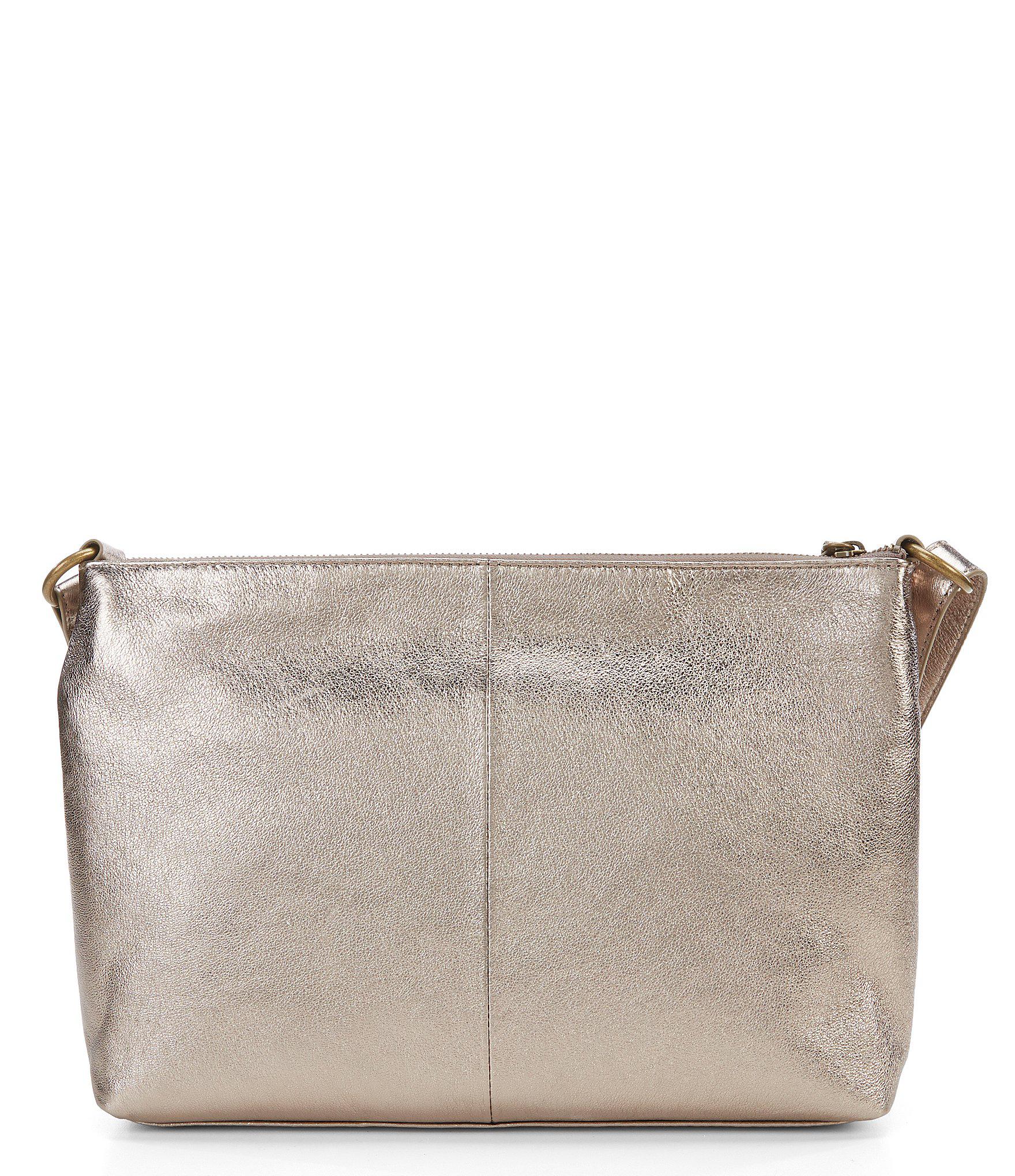 The Sak Reseda Leather Crossbody Bag in Metallic - Lyst