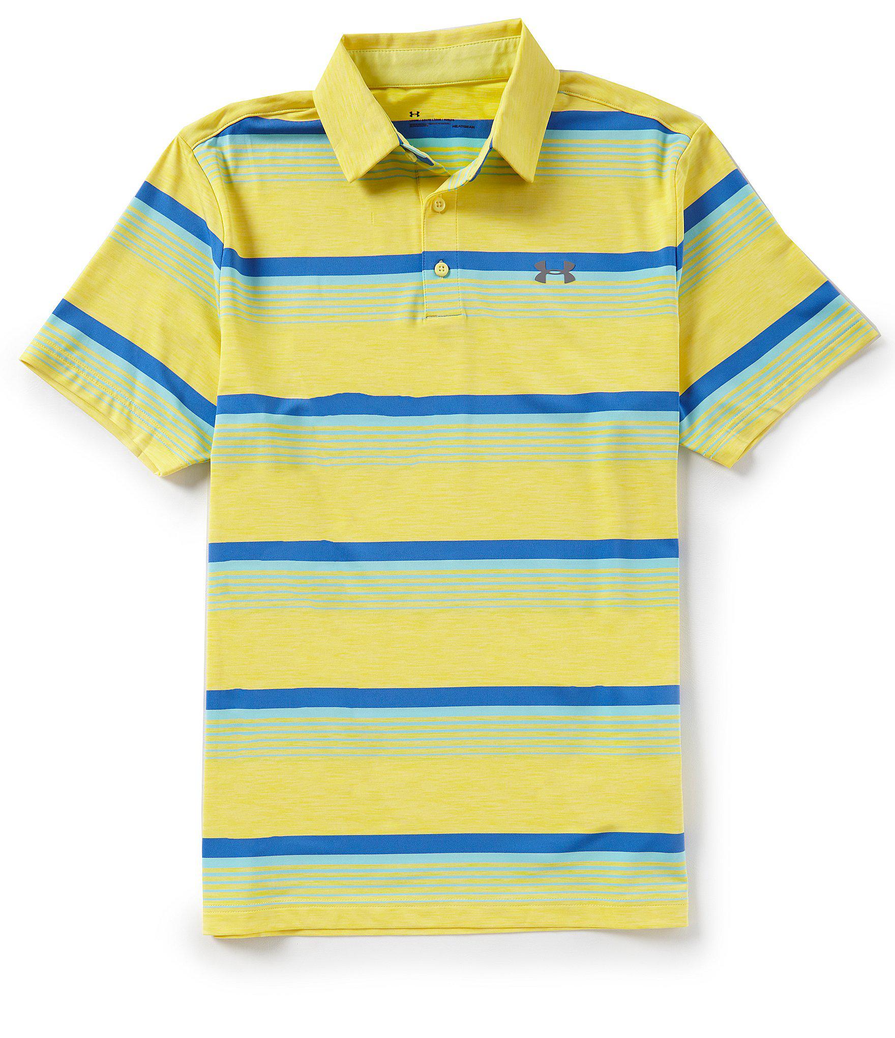 under armour yellow polo