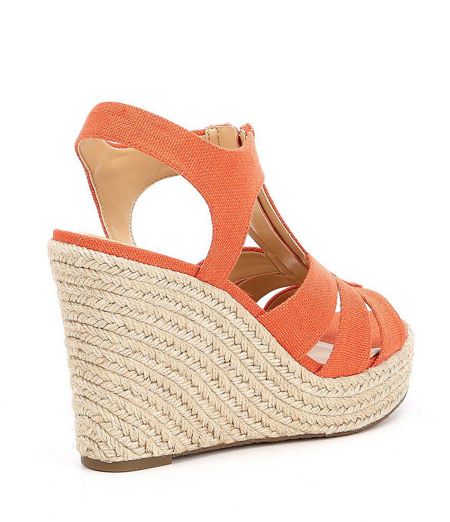 berkley weave canvas espadrille wedges