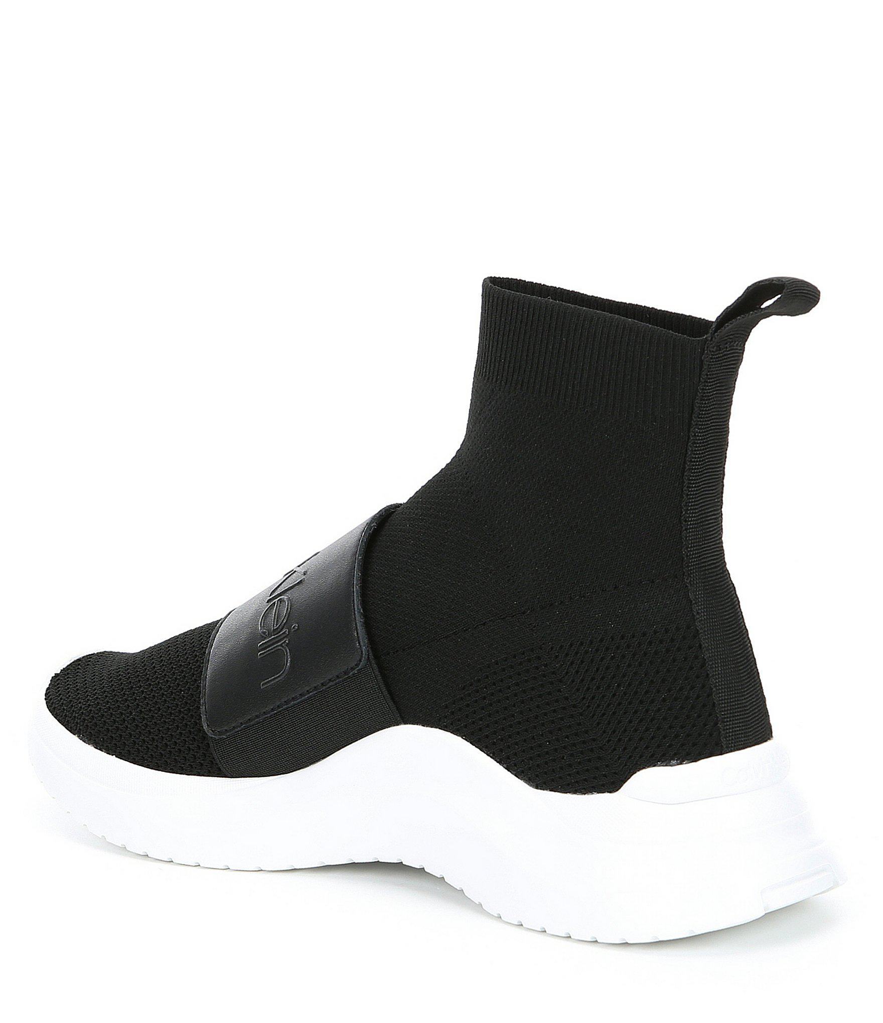 calvin klein women's uni stretch knit sneakers