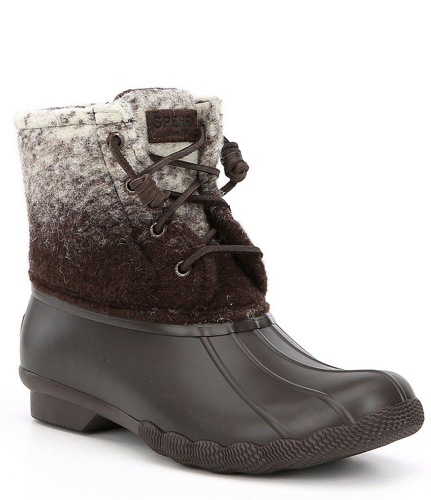 sperry ombre duck boots