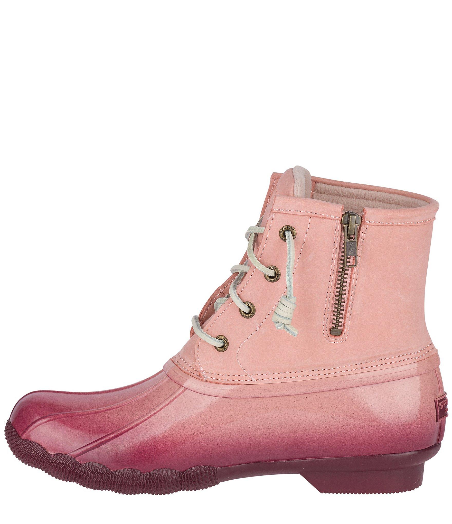 ombre sperry duck boots