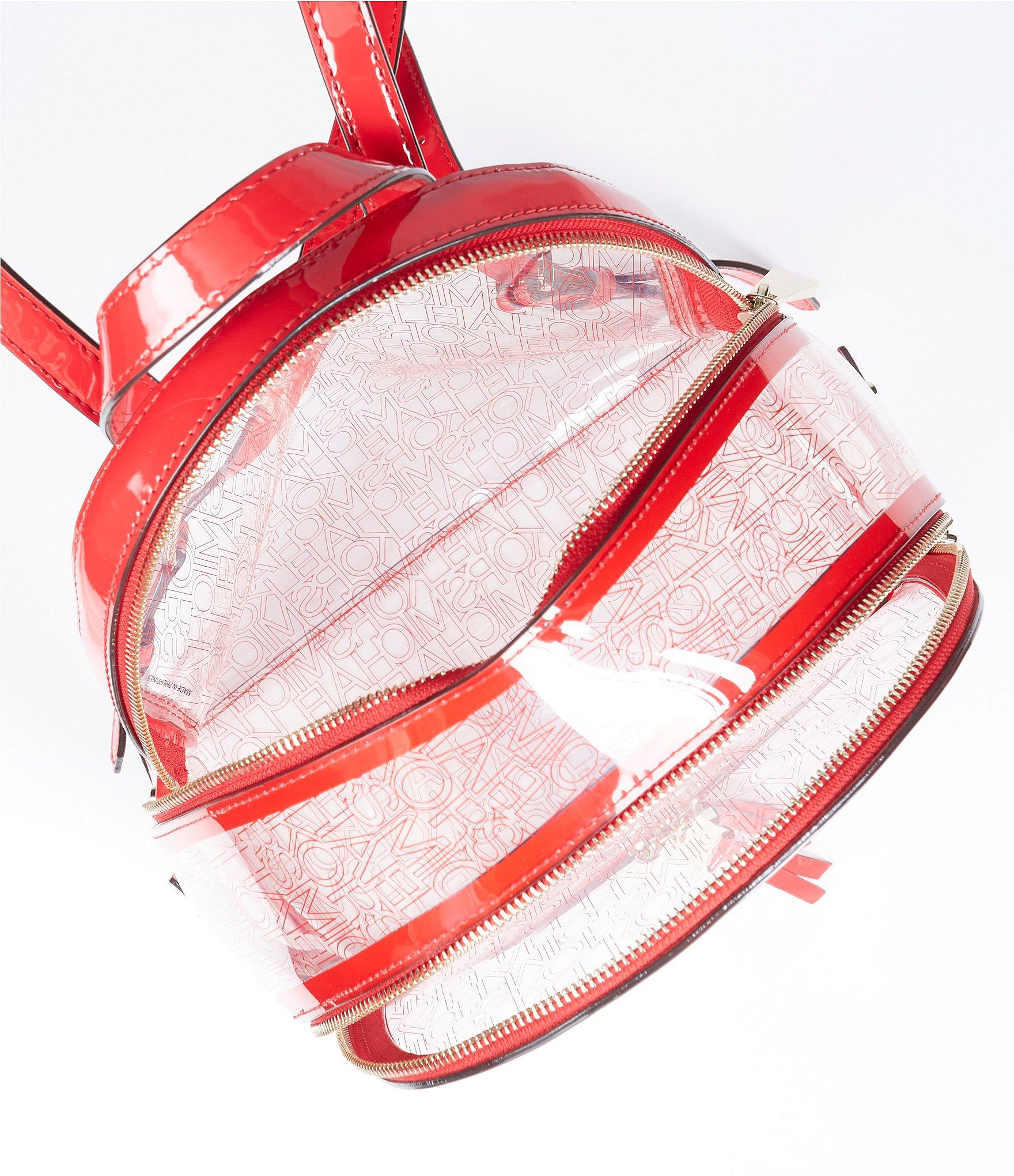 clear michael kors backpack