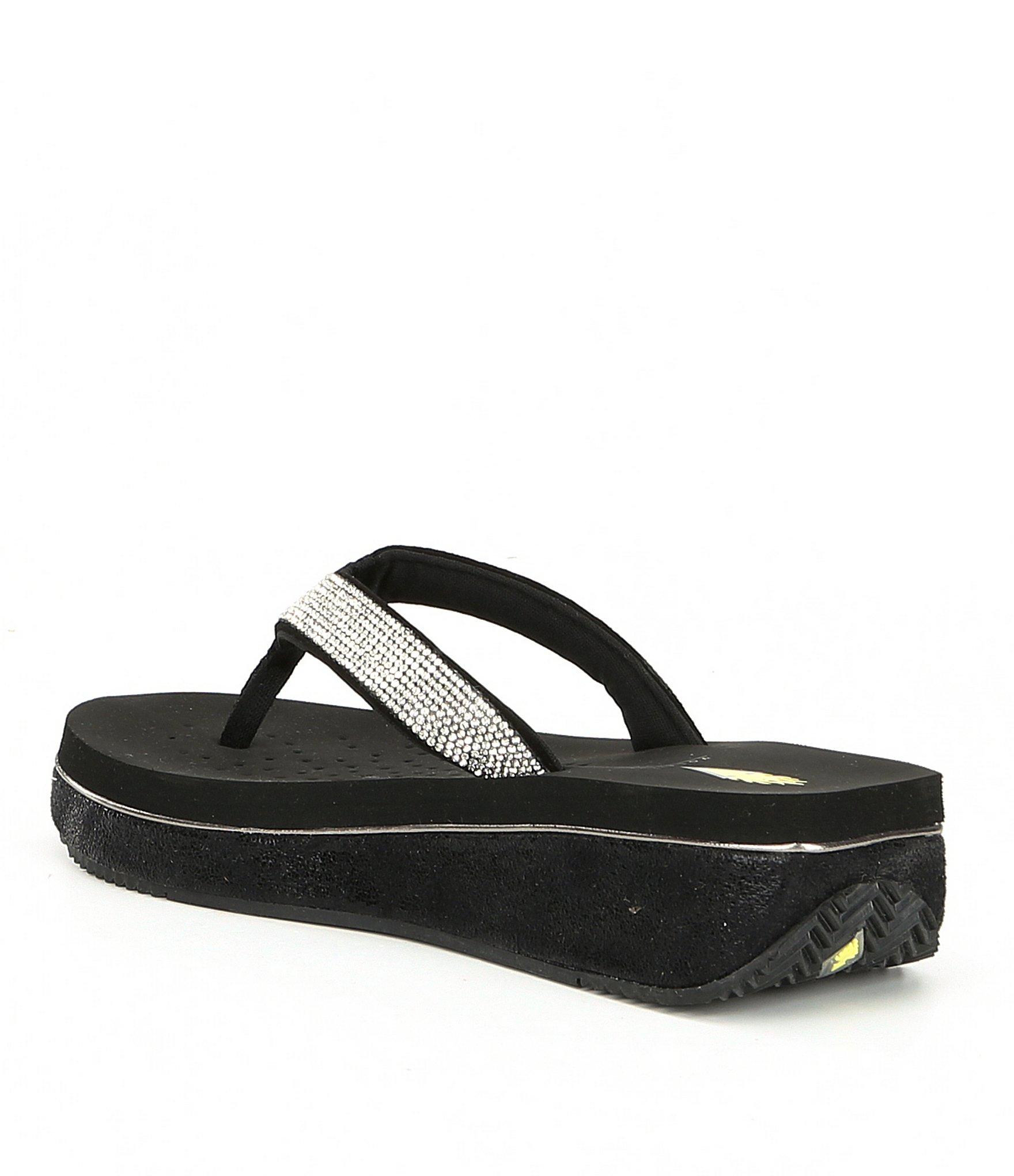 volatile wedge flip flops