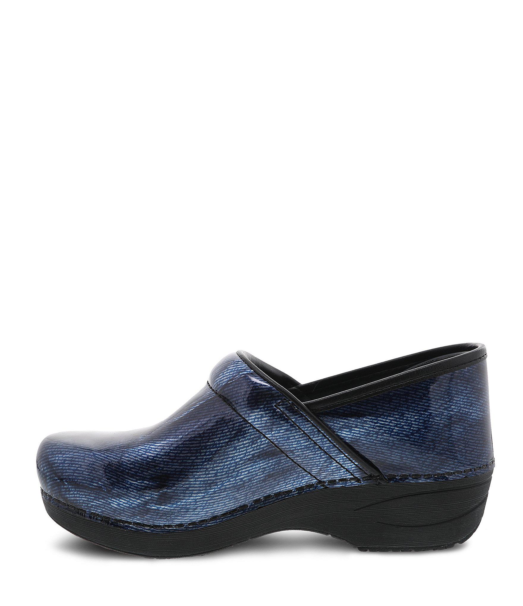 dansko denim clogs