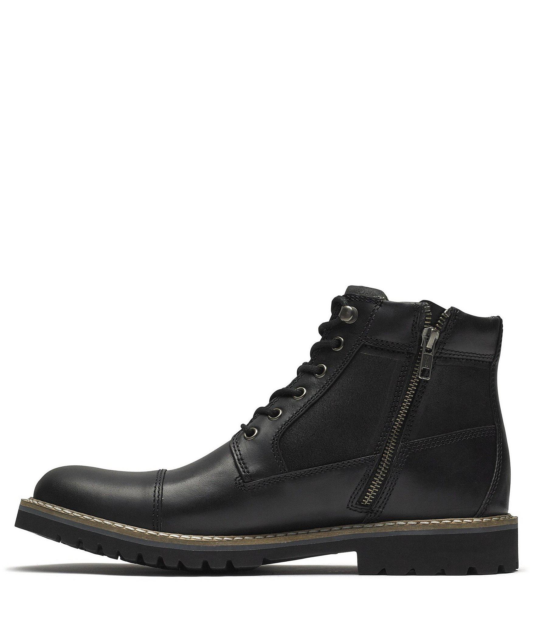 marshall rugged cap toe ankle boot 