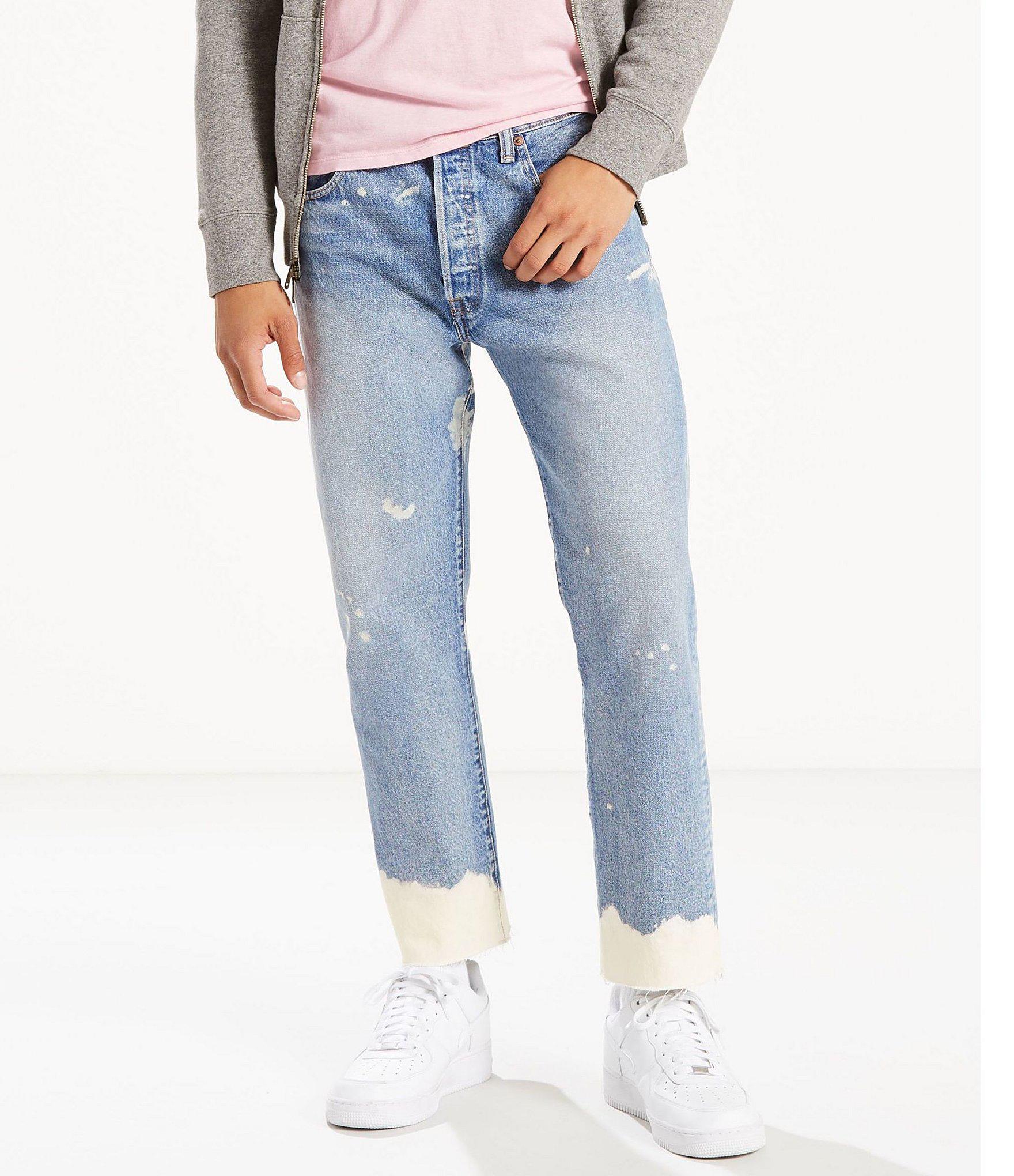 levi's premium 501 original cropped