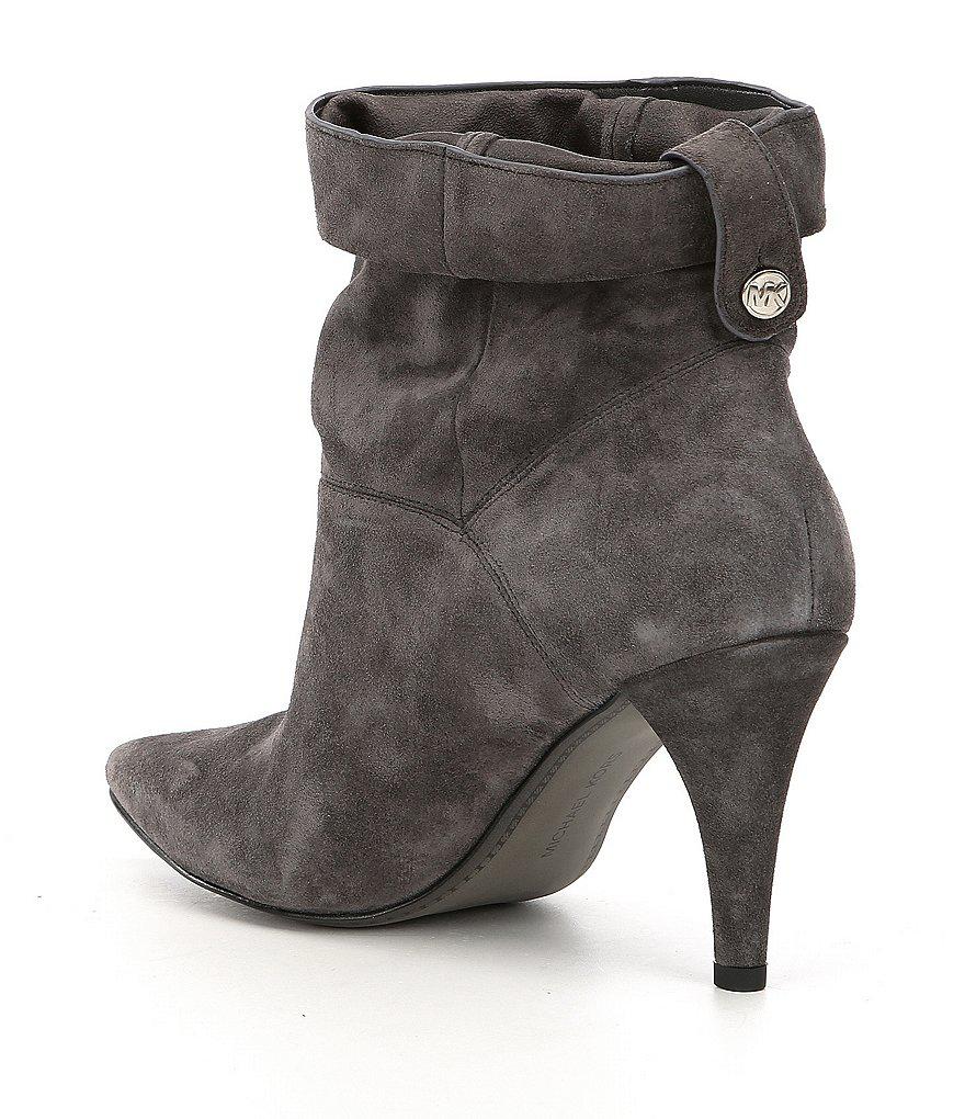 michael kors carey suede ankle boot