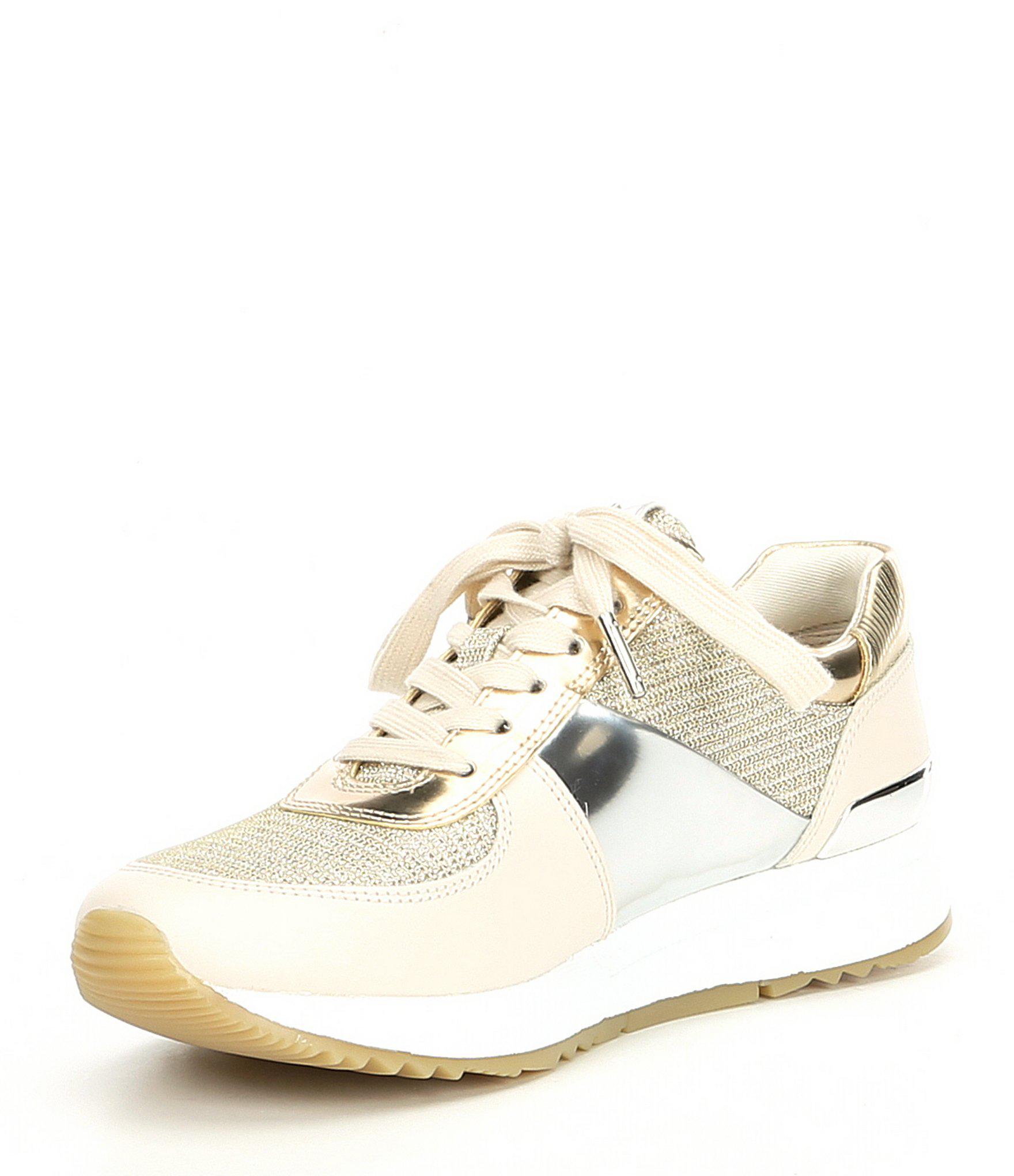 michael kors allie glitter sneakers
