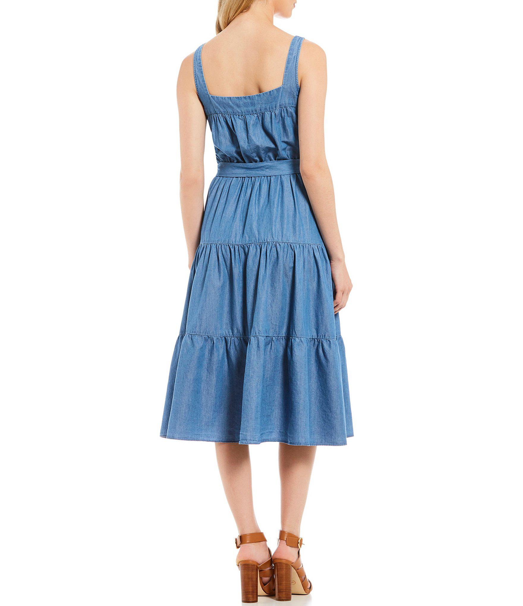 michael kors chambray dress