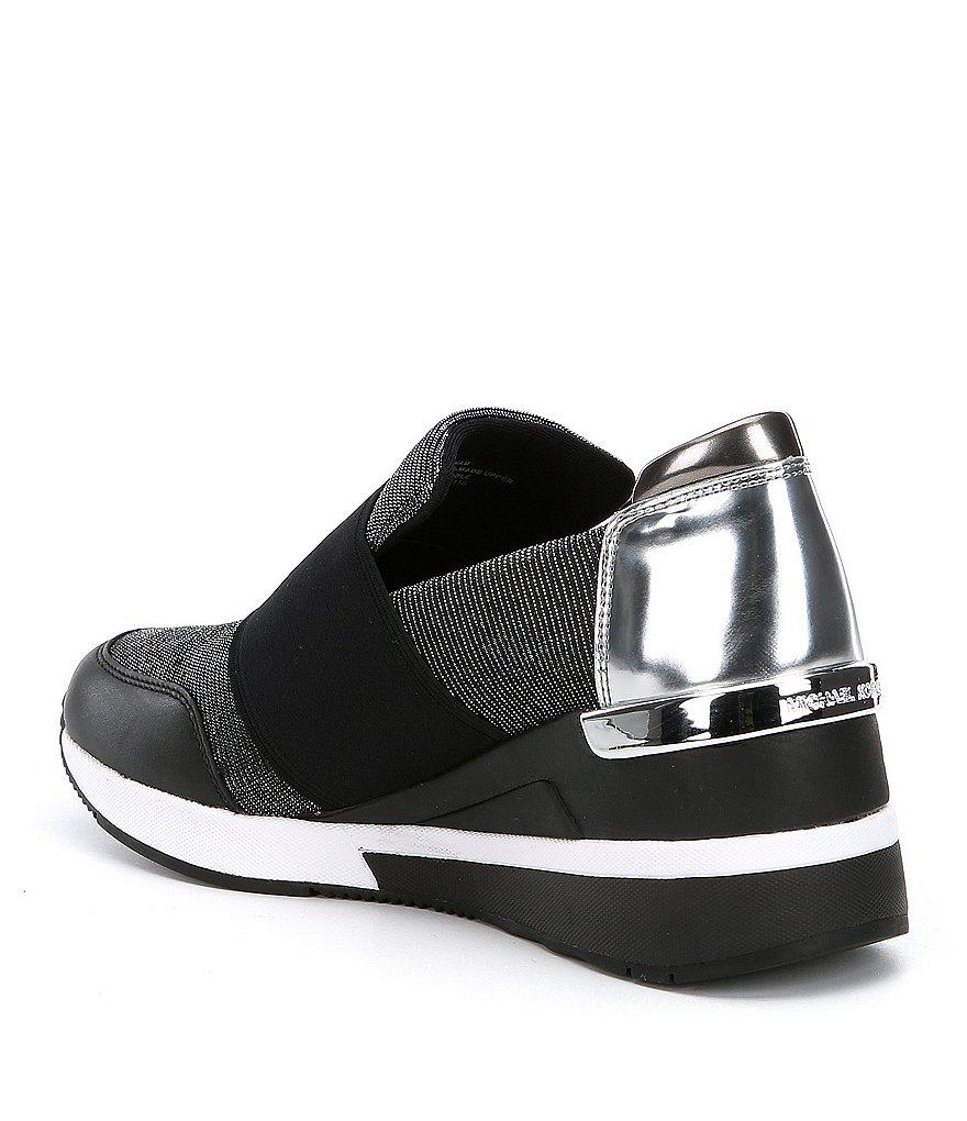 black trainers michael kors