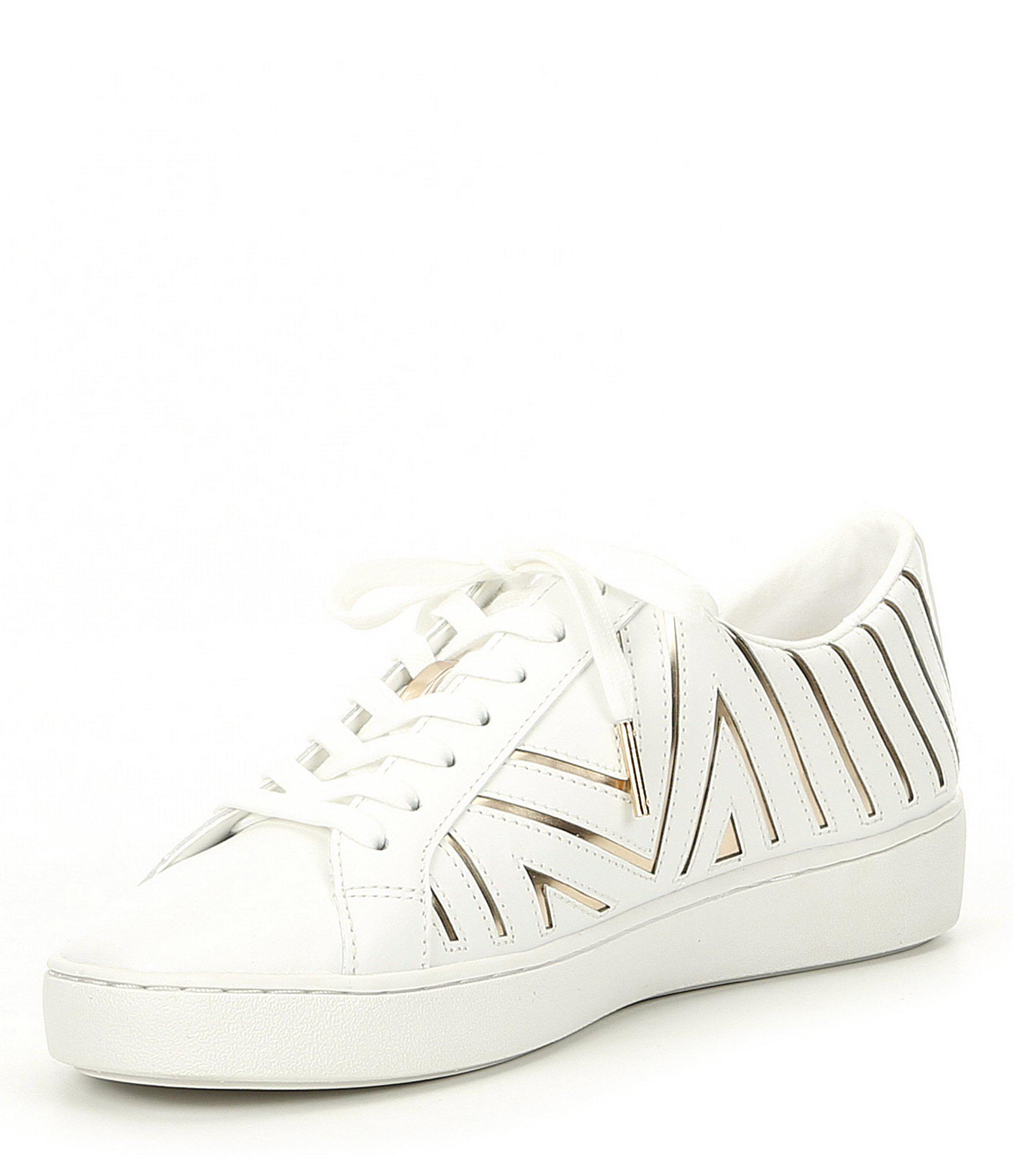 michael michael kors whitney leather sneaker