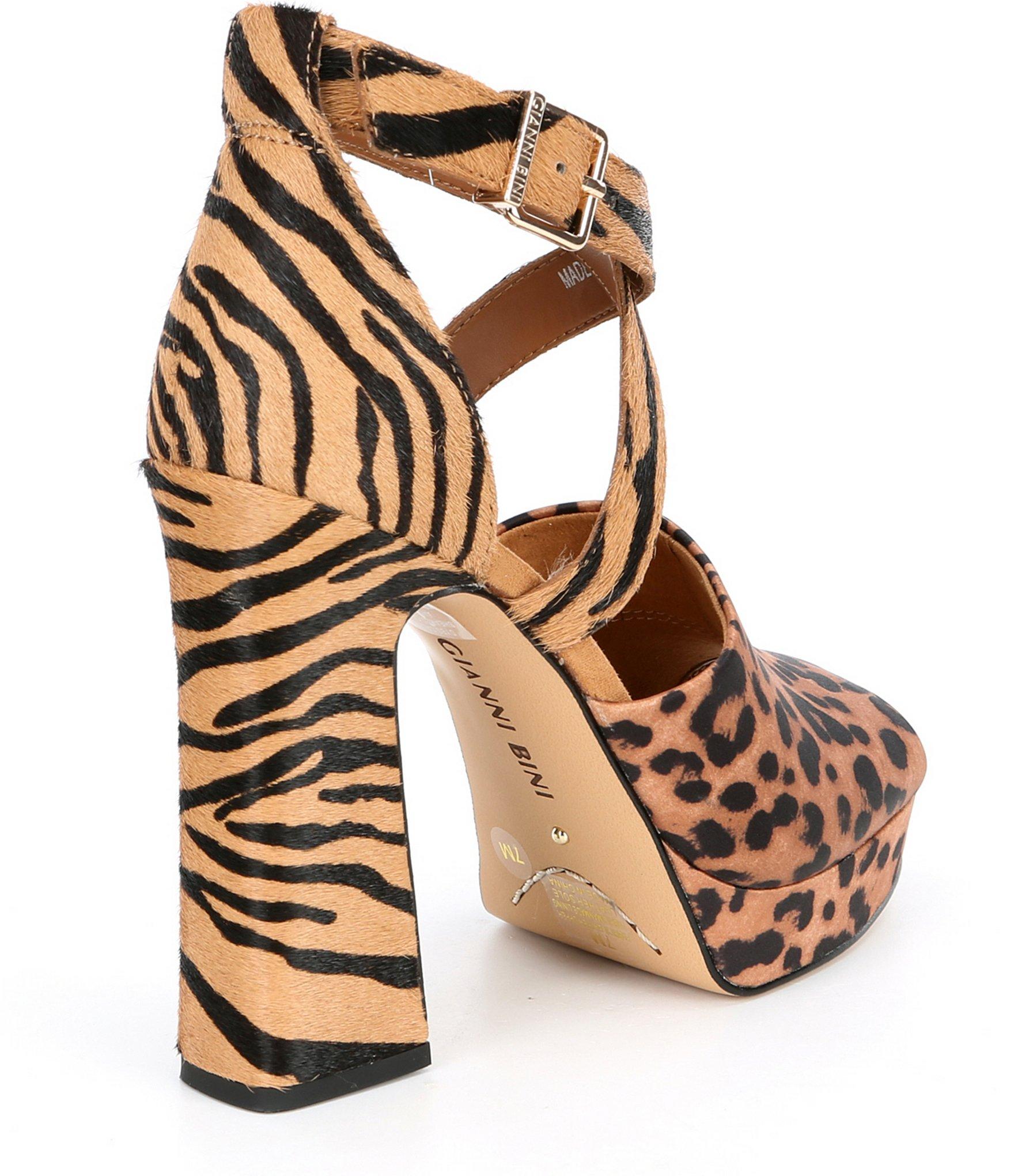 gianni bini leopard shoes