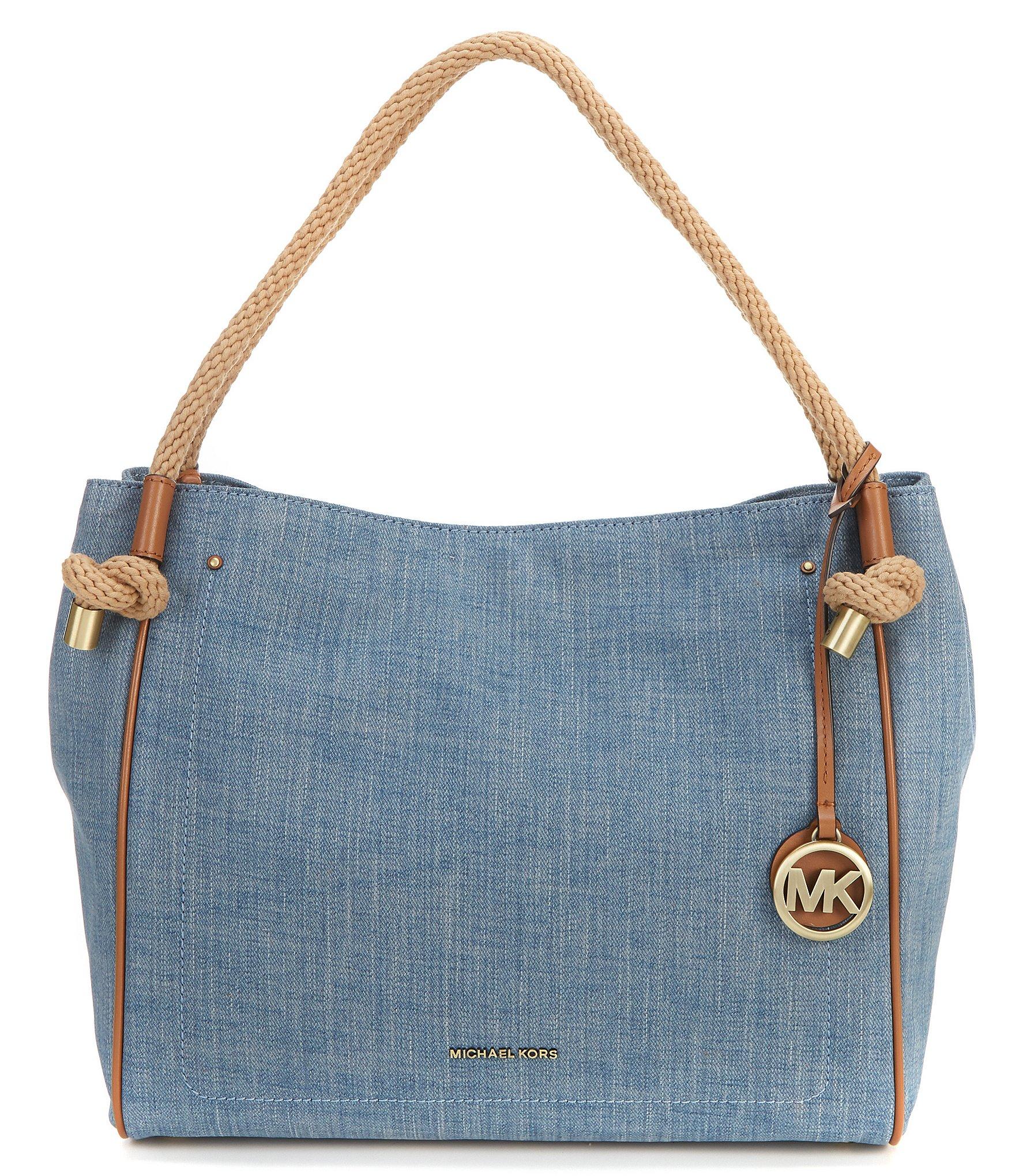 michael kors denim handbags