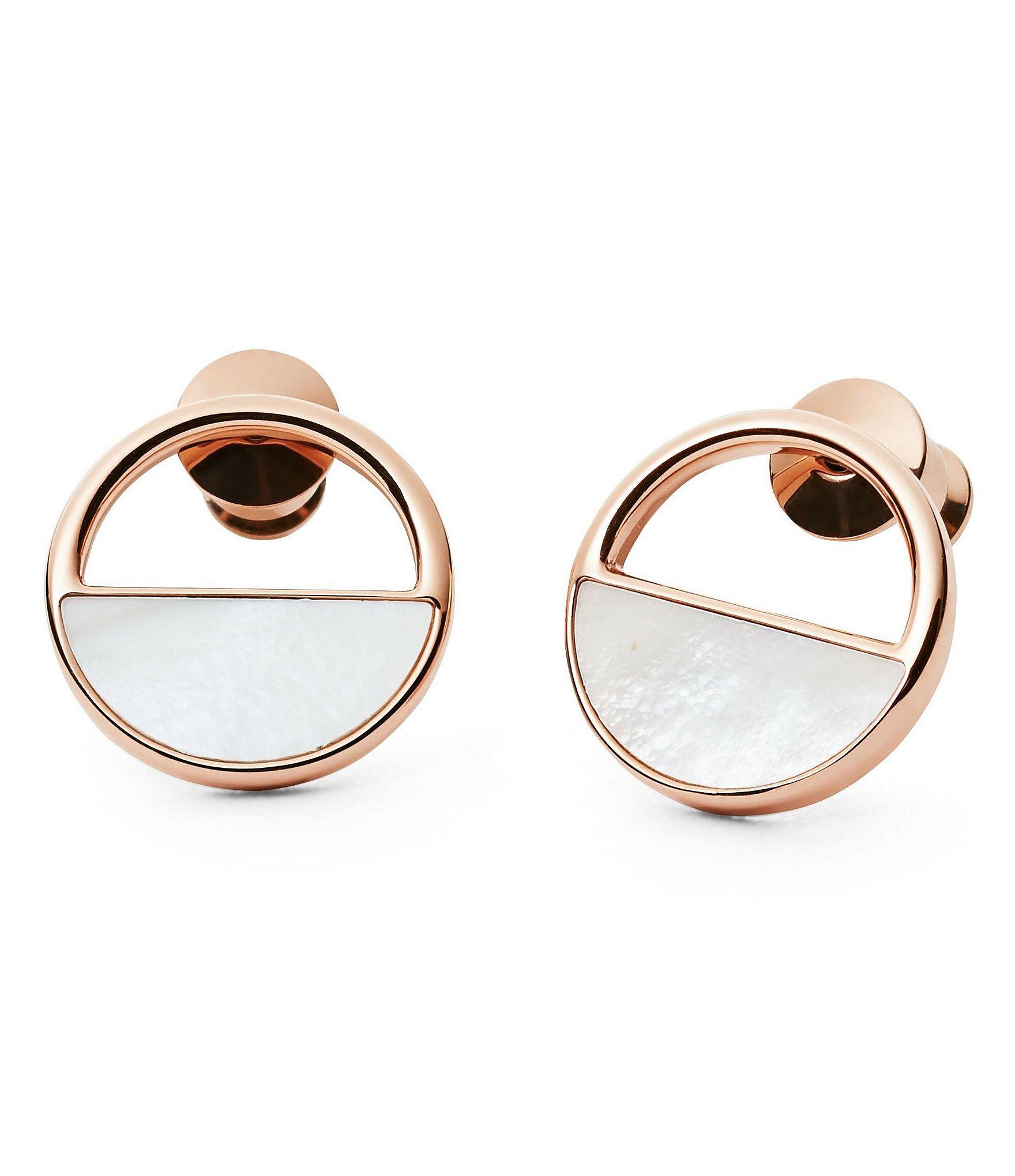 Elin Rose Gold Tone Stud Earrings Elin Rose Gold Tone Stud Earrings