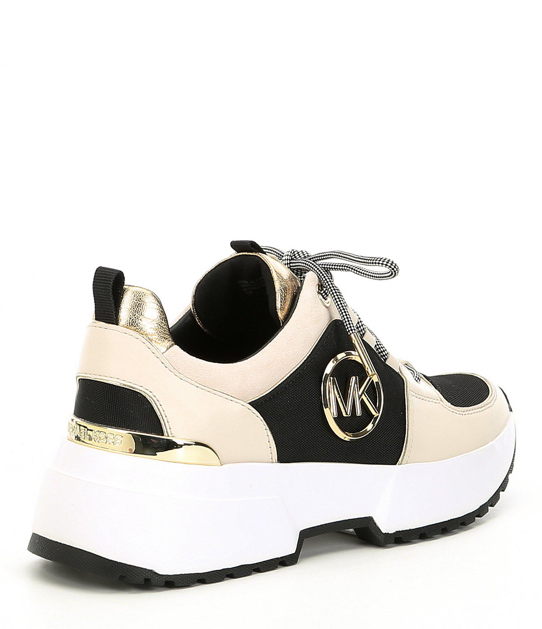 michael kors cosmo trainer light cream