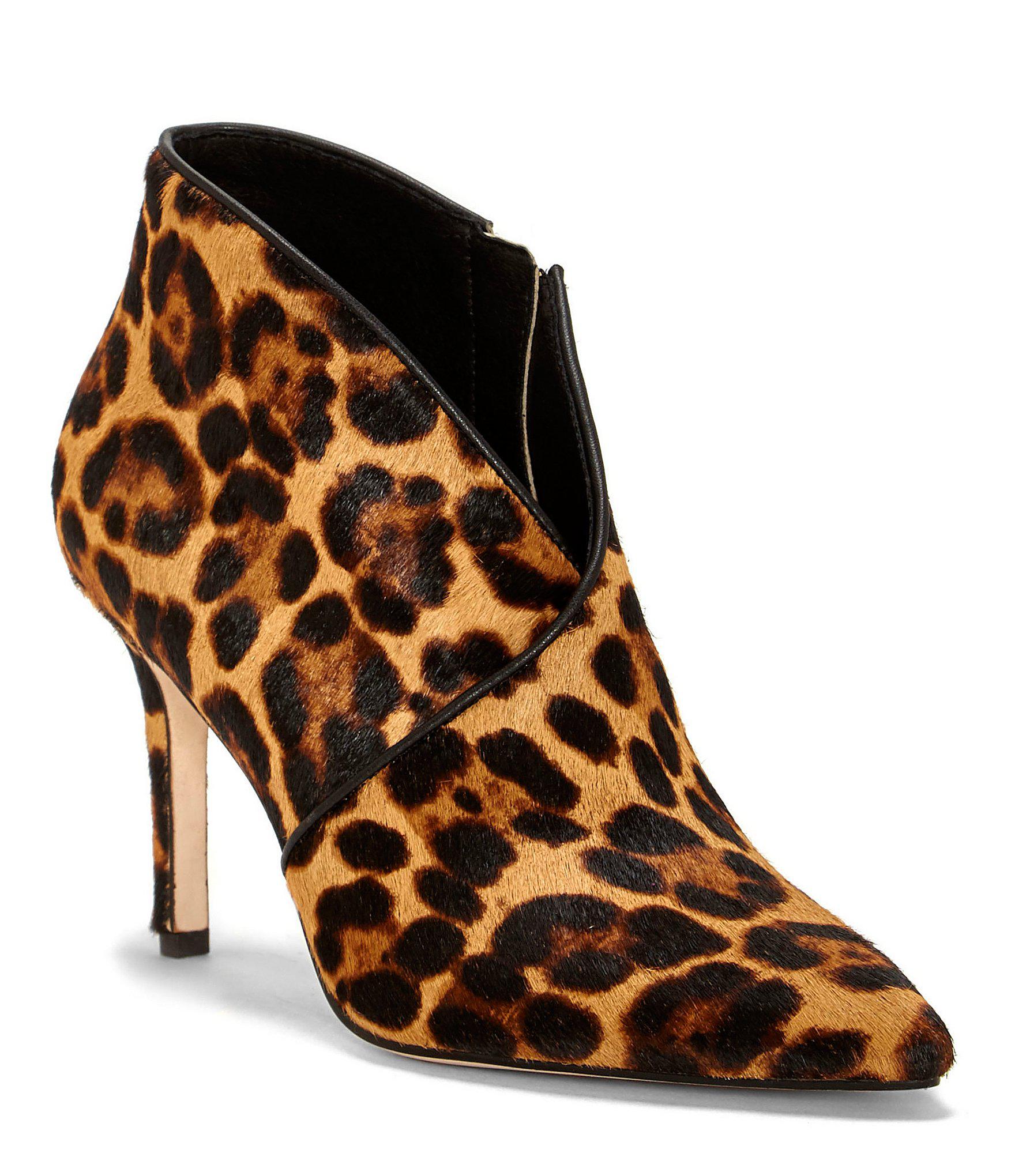 jessica simpson leopard print booties