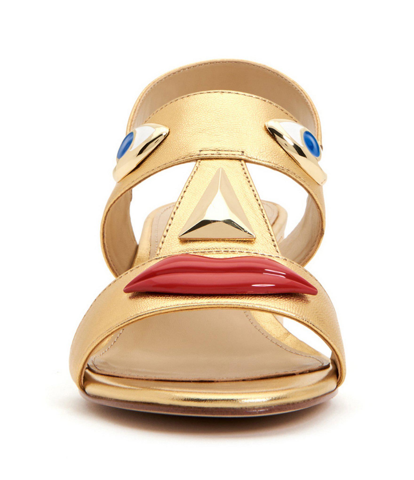 the ora face block heel