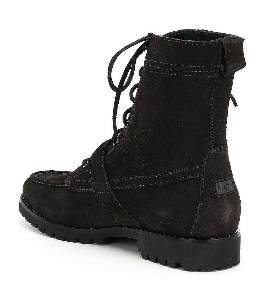 polo suede ranger boots