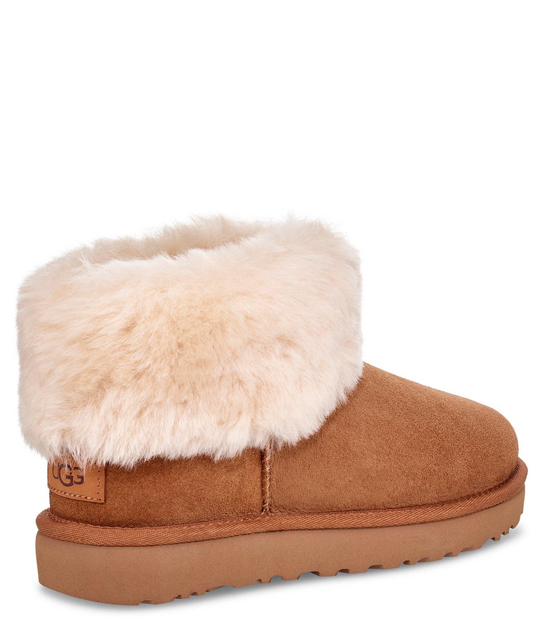 nordstrom mini fluff uggs