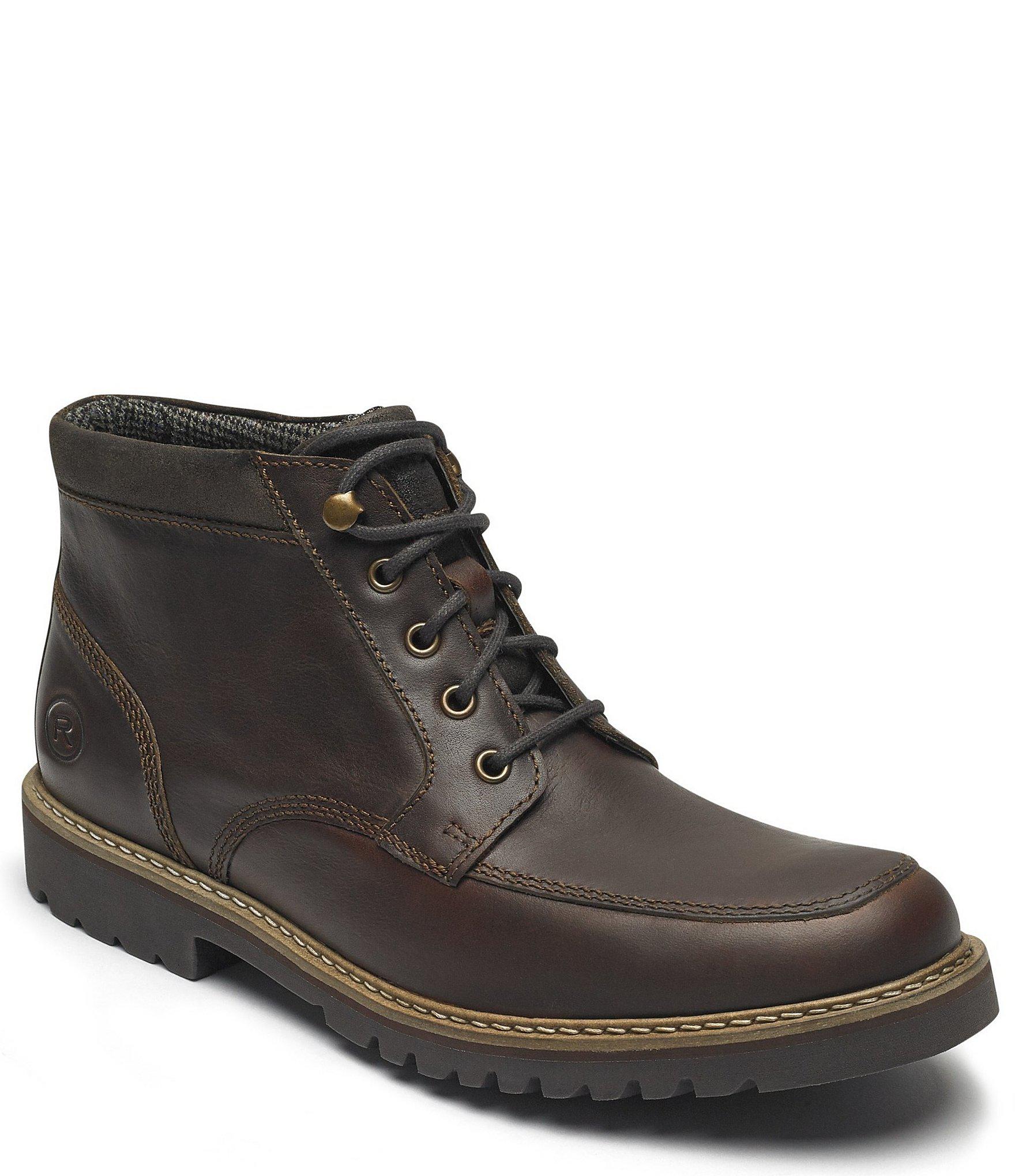 marshall rugged leather ankle boots