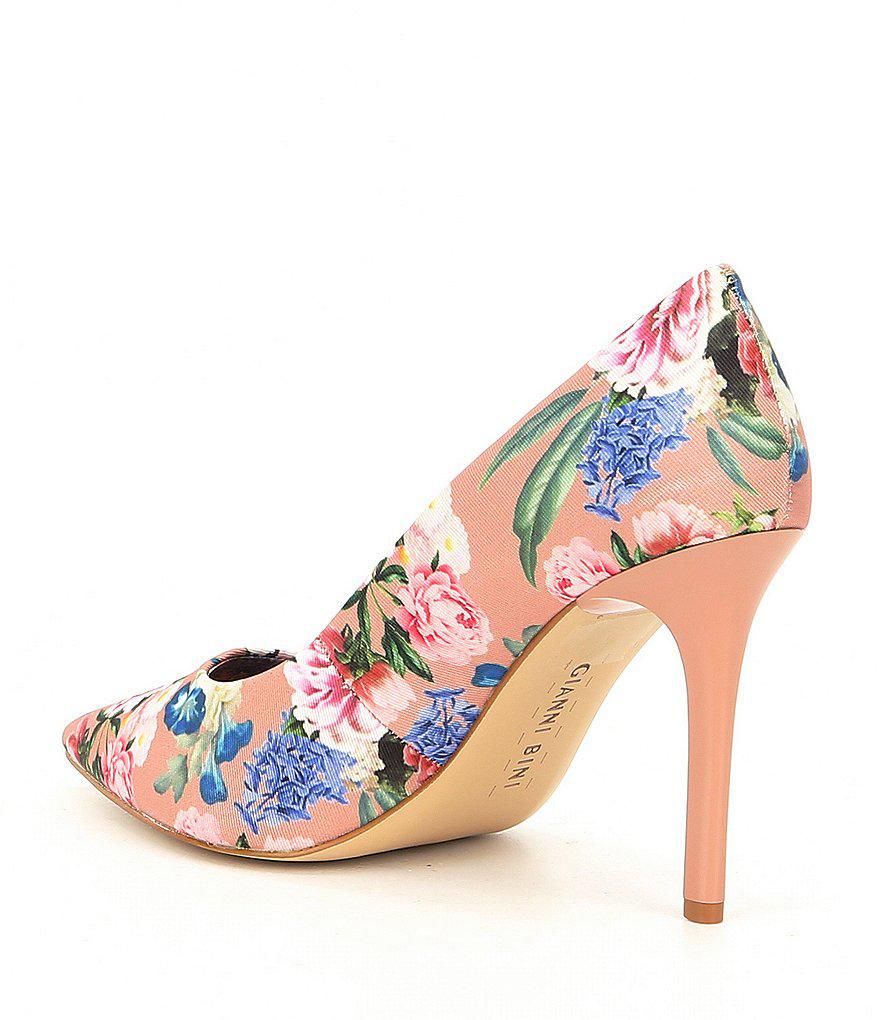 gianni bini floral shoes