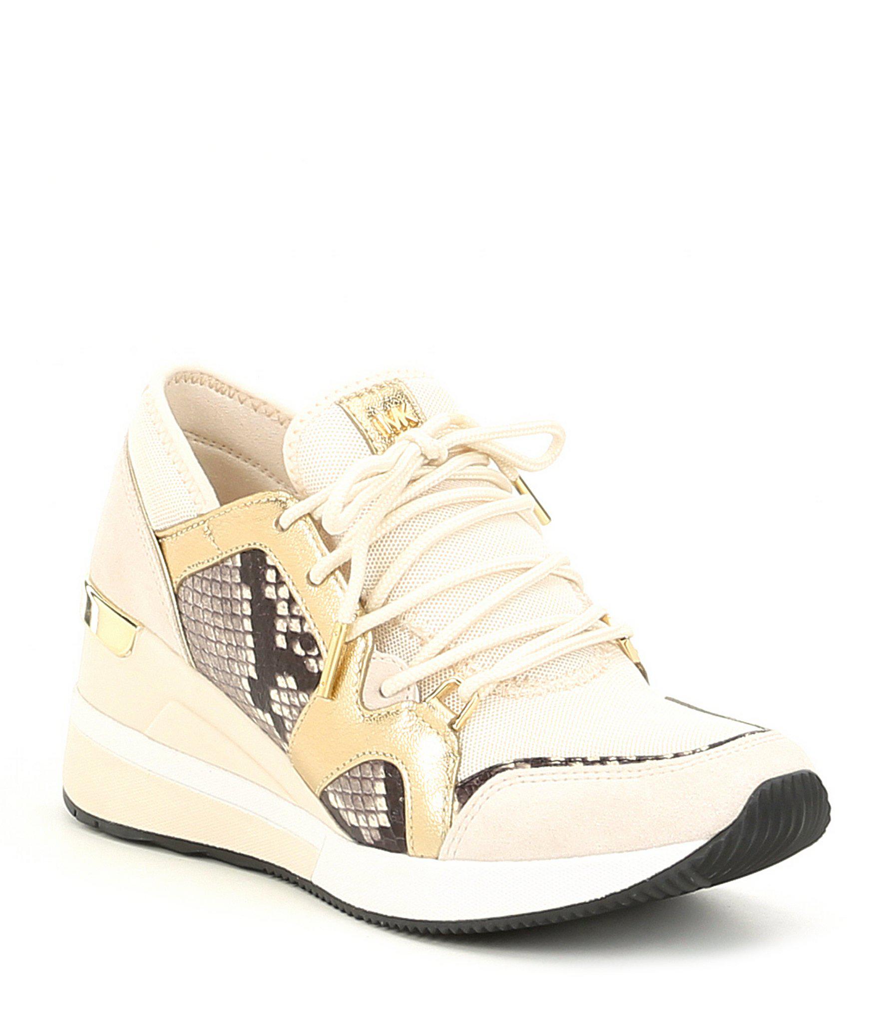 michael michael kors liv bubble trainer sneakers