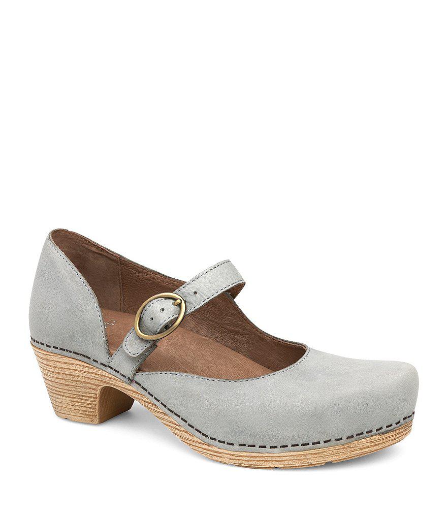 dansko red mary janes