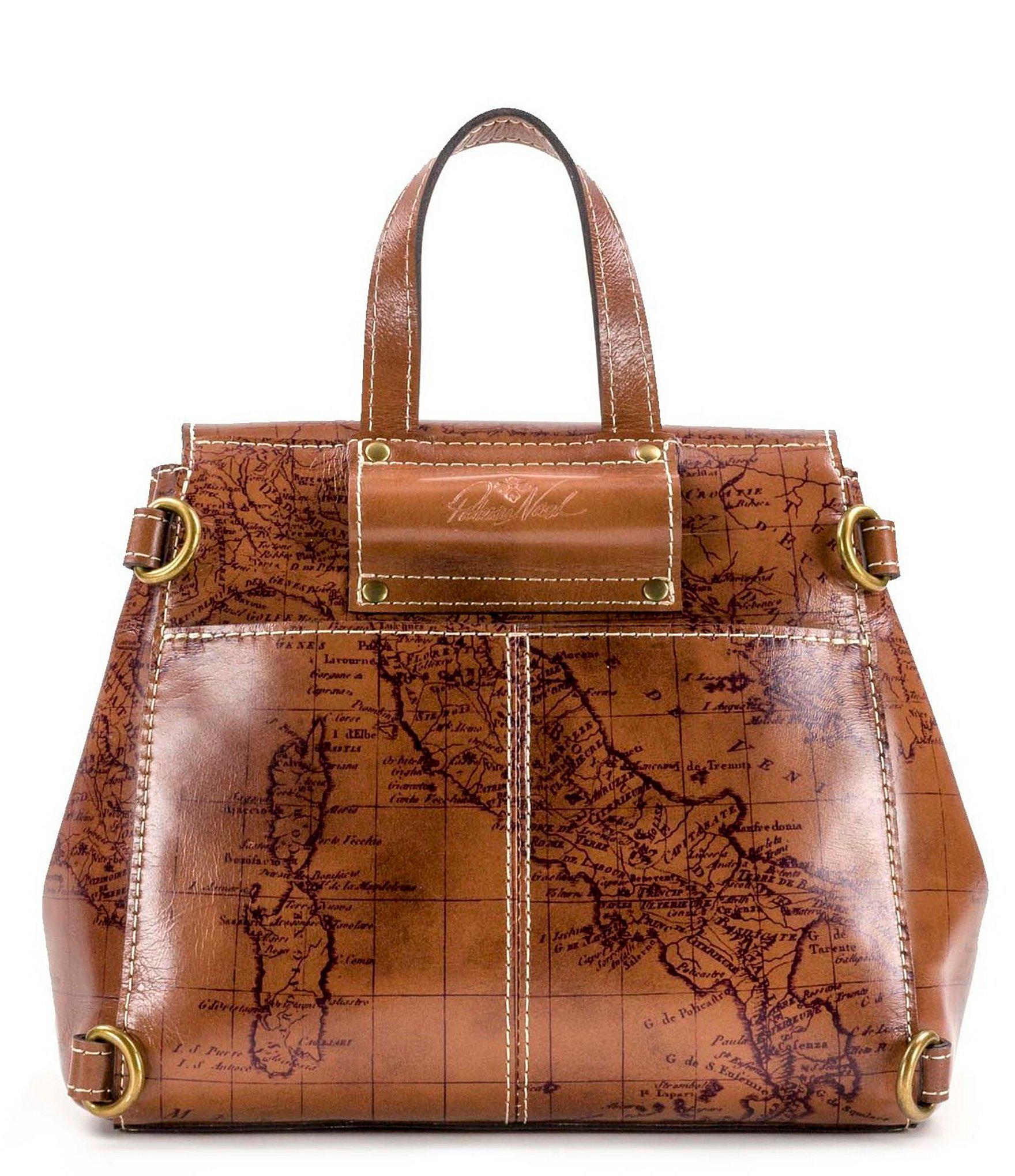 Patricia Nash Signature Map Collection Molina Convertible Backpack in