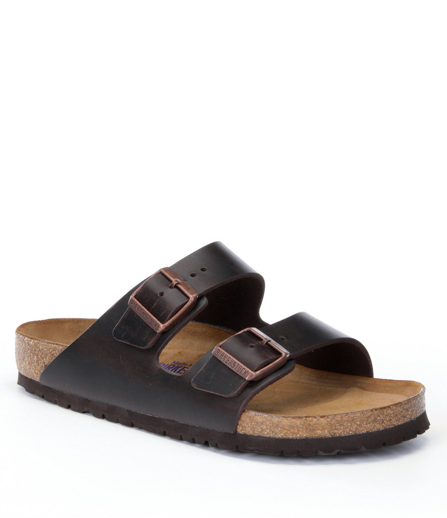 Birkenstock Arizona Men ́s Leather Double Banded Buckle Slide On ...