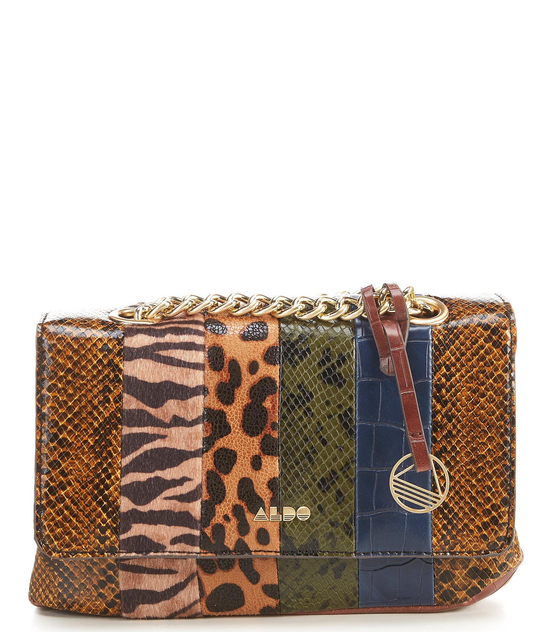 aldo animal print handbag