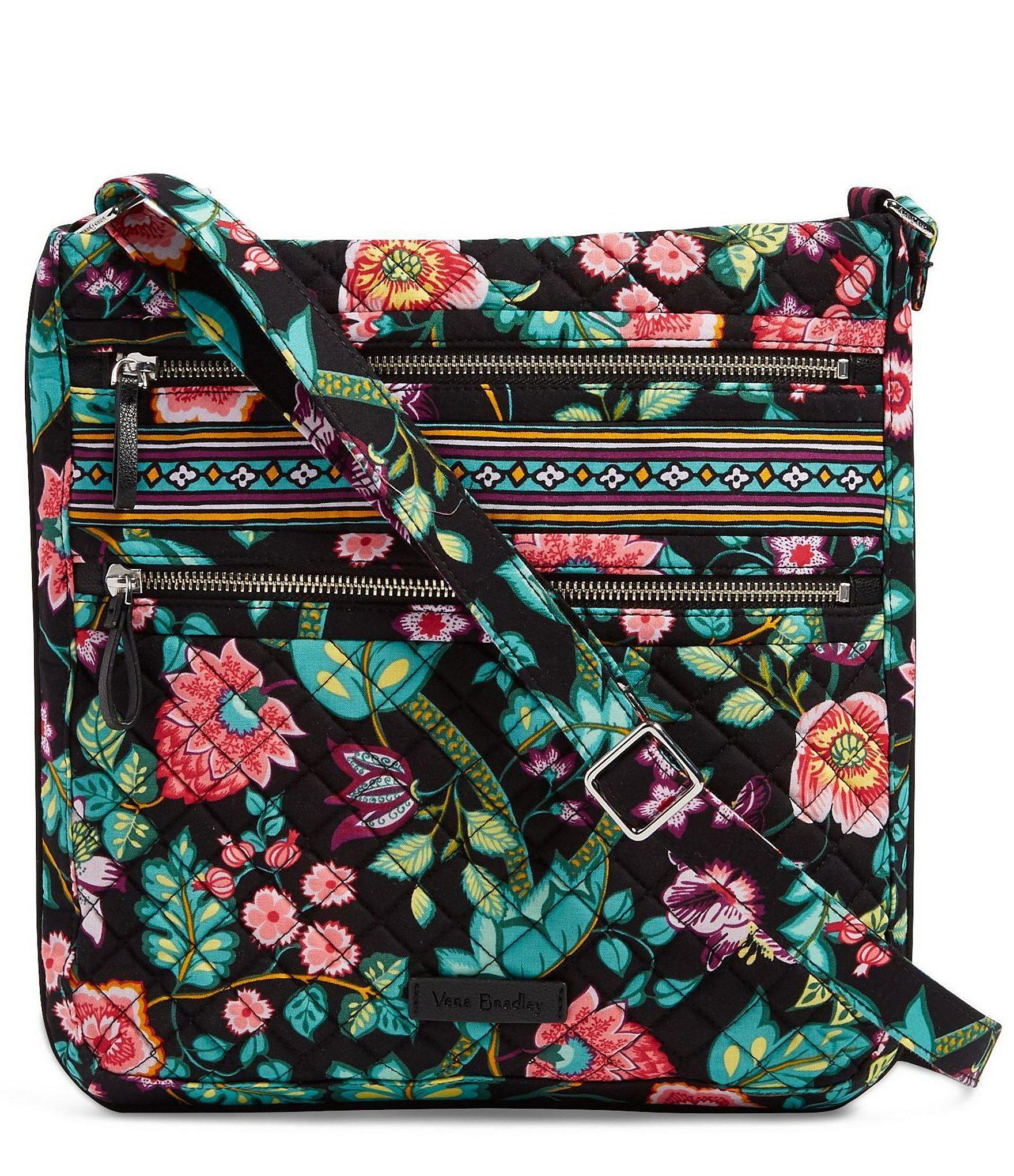 Vera Bradley Iconic Triple Zip Hipster Crossbody Bag In Blue Lyst C7F