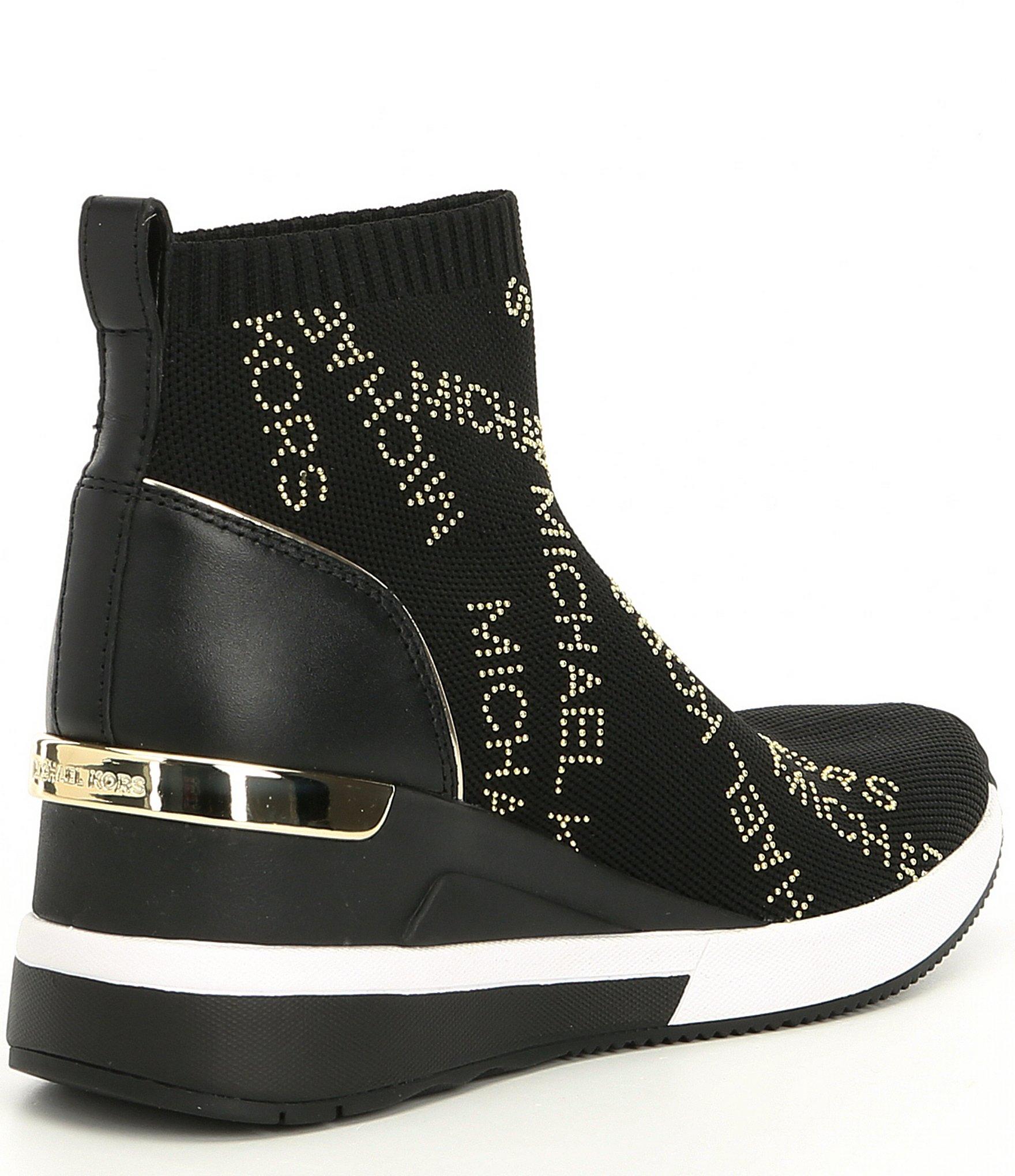 skyler sneaker booties michael kors