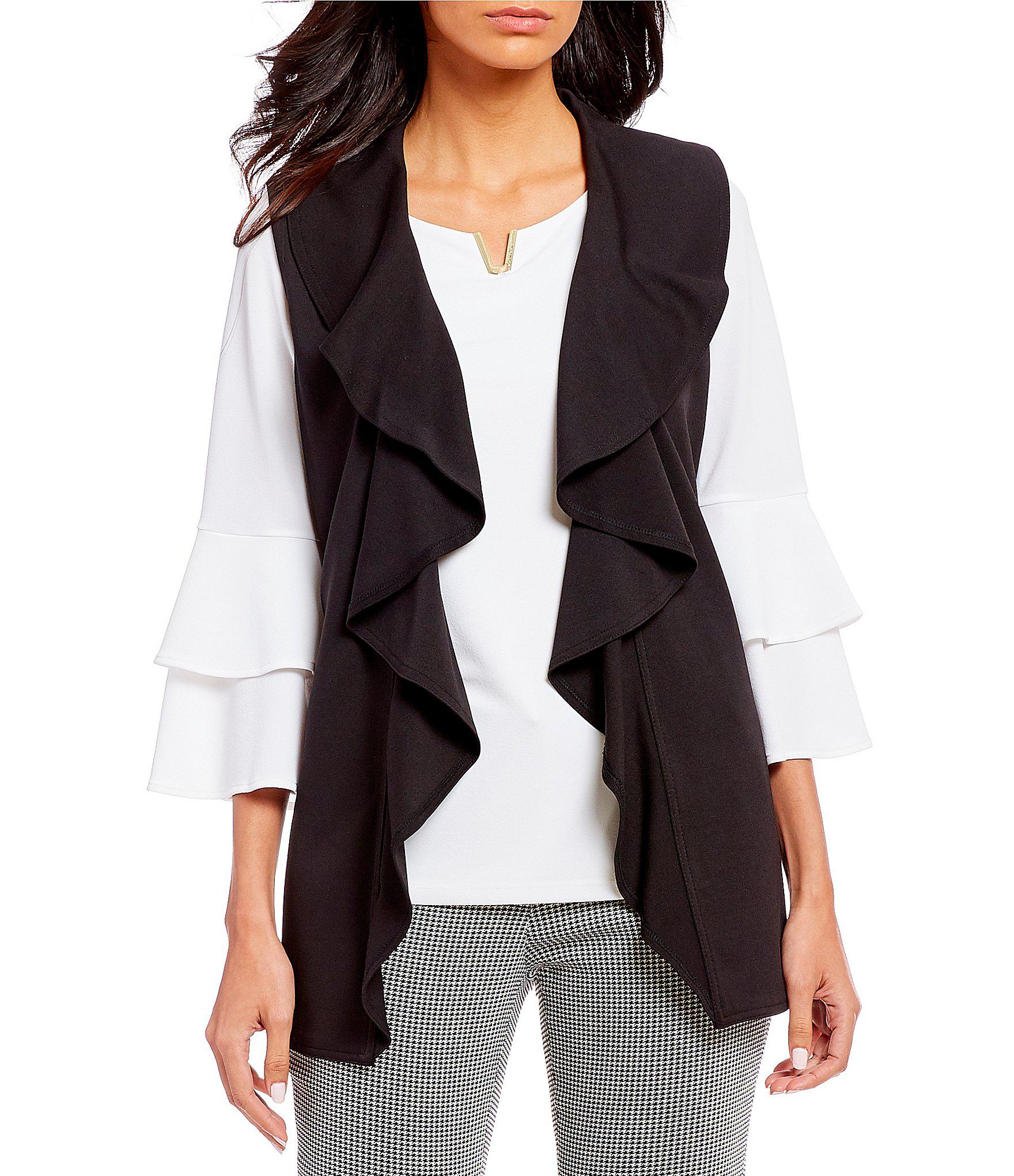 calvin klein long vest