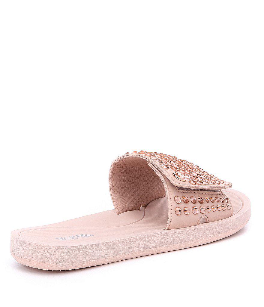 michael kors rhinestone sandals