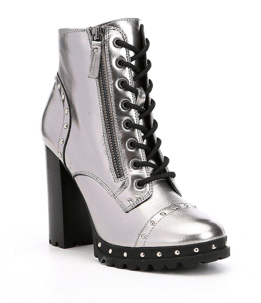 aldo silver boots