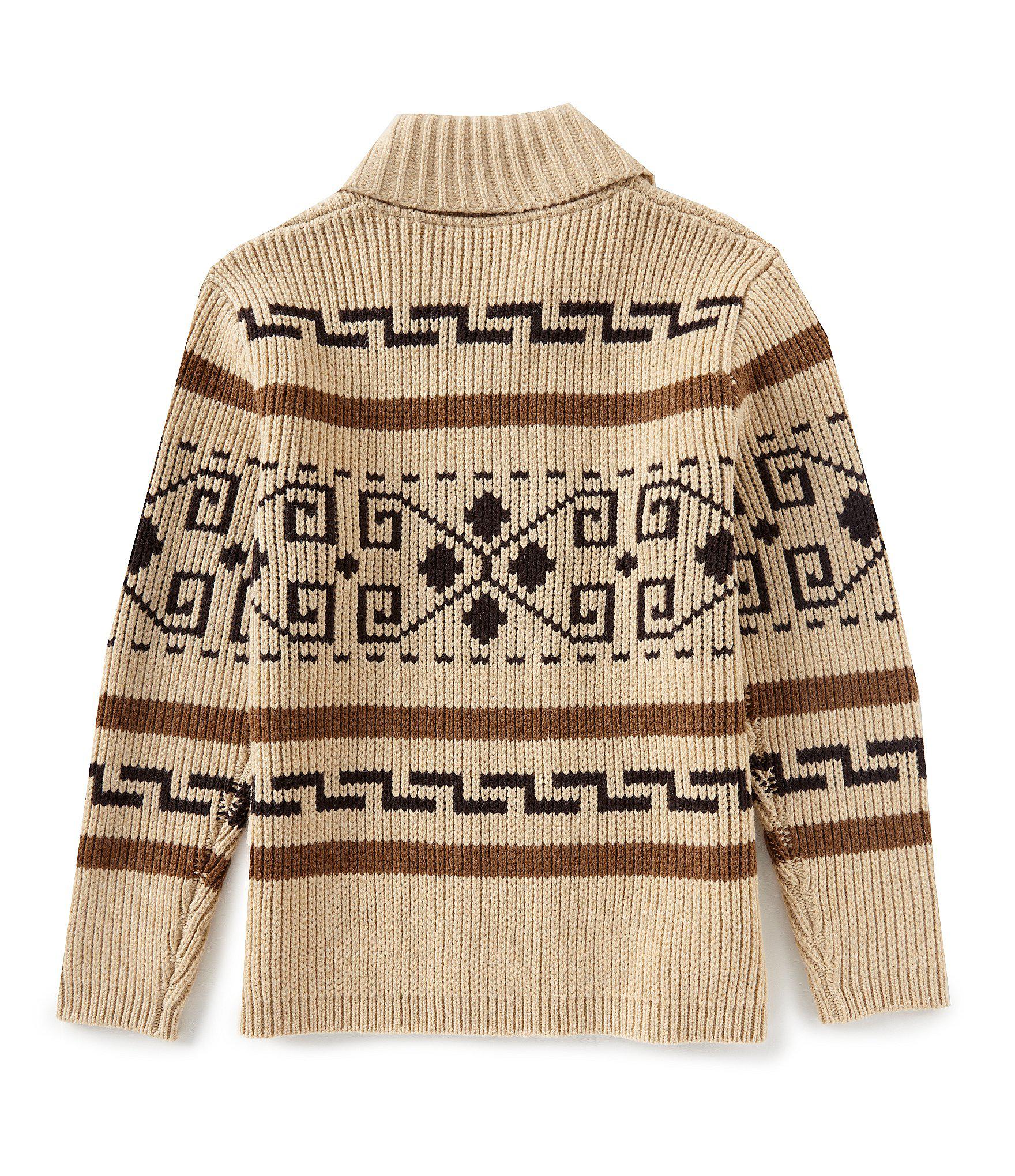 Pendleton Original Westerly Sweater in Tan/Brown (Brown) for Men Lyst