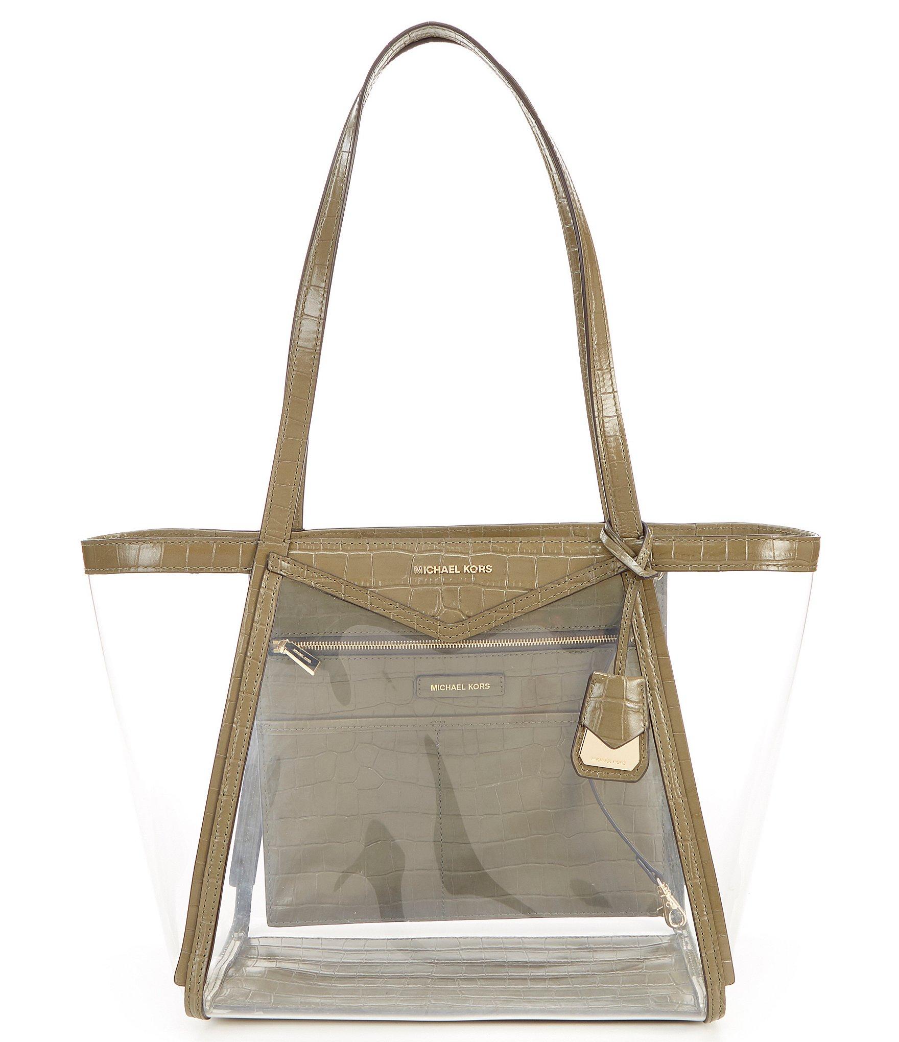 Michael Kors Whitney Large Clear Tote in Green - Save 40% - Lyst