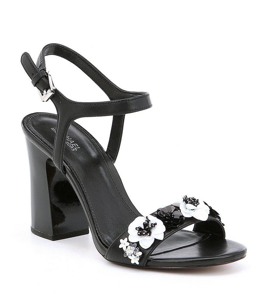 michael kors floral sandals