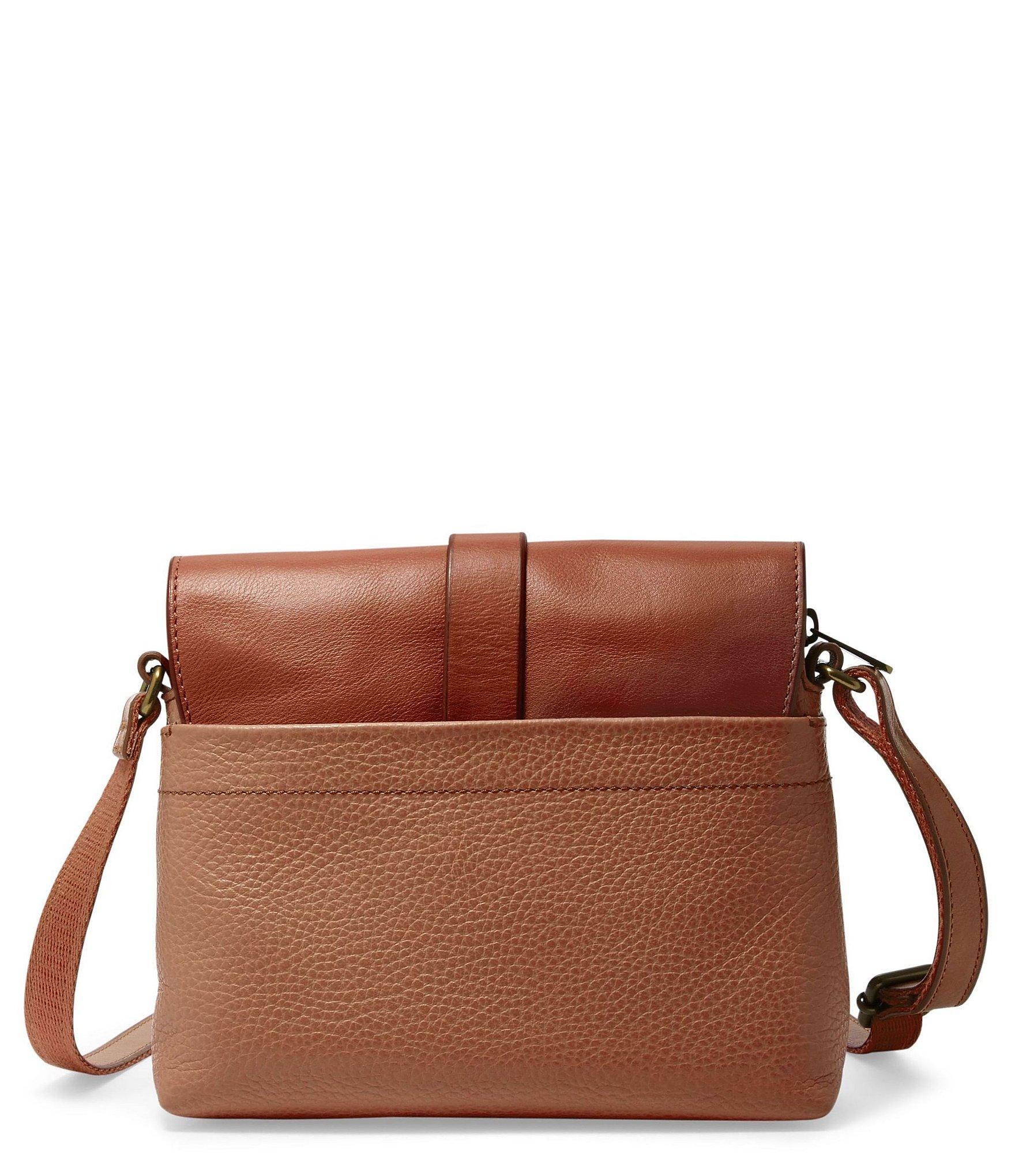 Fossil Cotton Kinley Small Crossbody Bag in Brown - Lyst