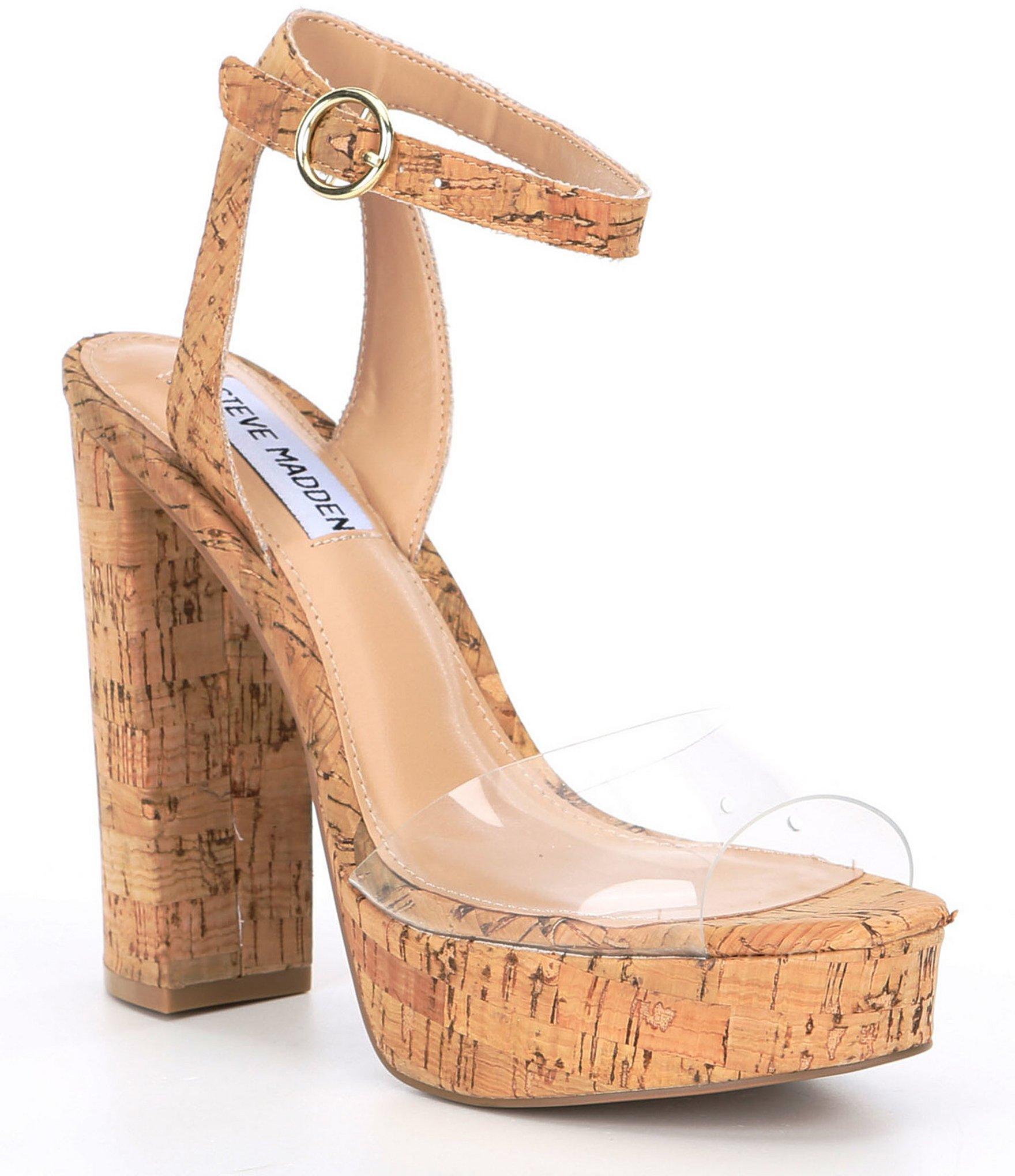steve madden cork heels