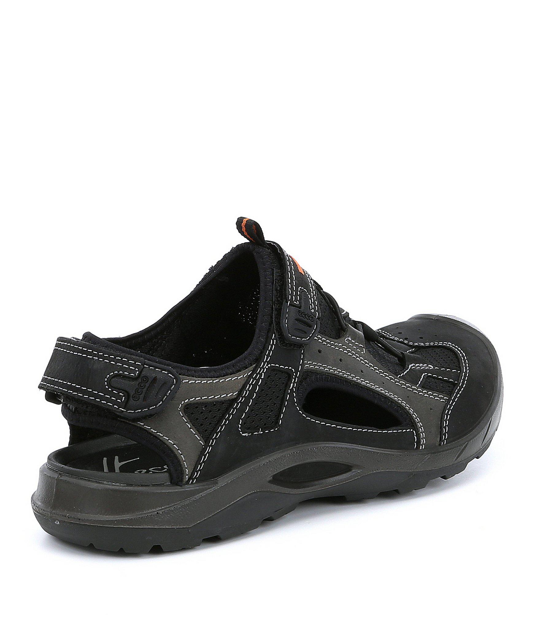 Ecco Synthetic Men's Biom Delta Fisherman Sandals in Black for Men - Lyst